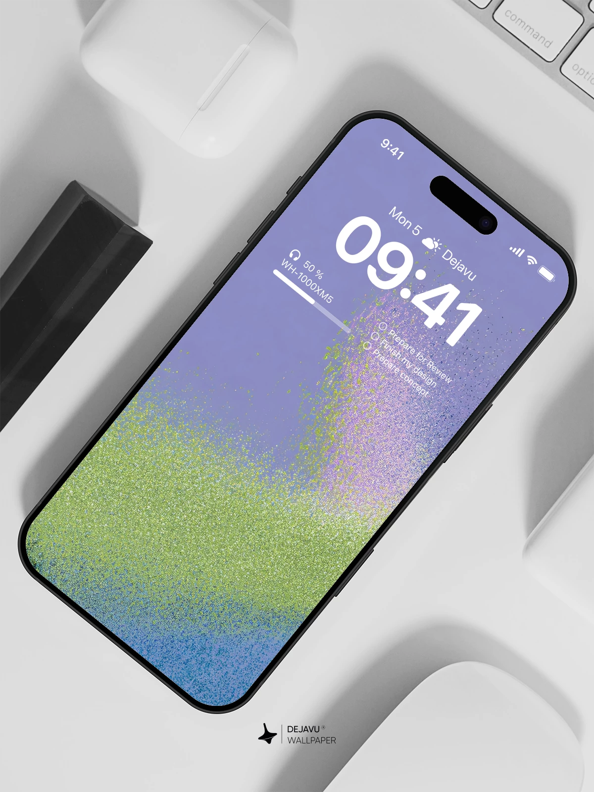Abstract Colorful Gradient Wallpaper 4K for iPhone Lock Screen