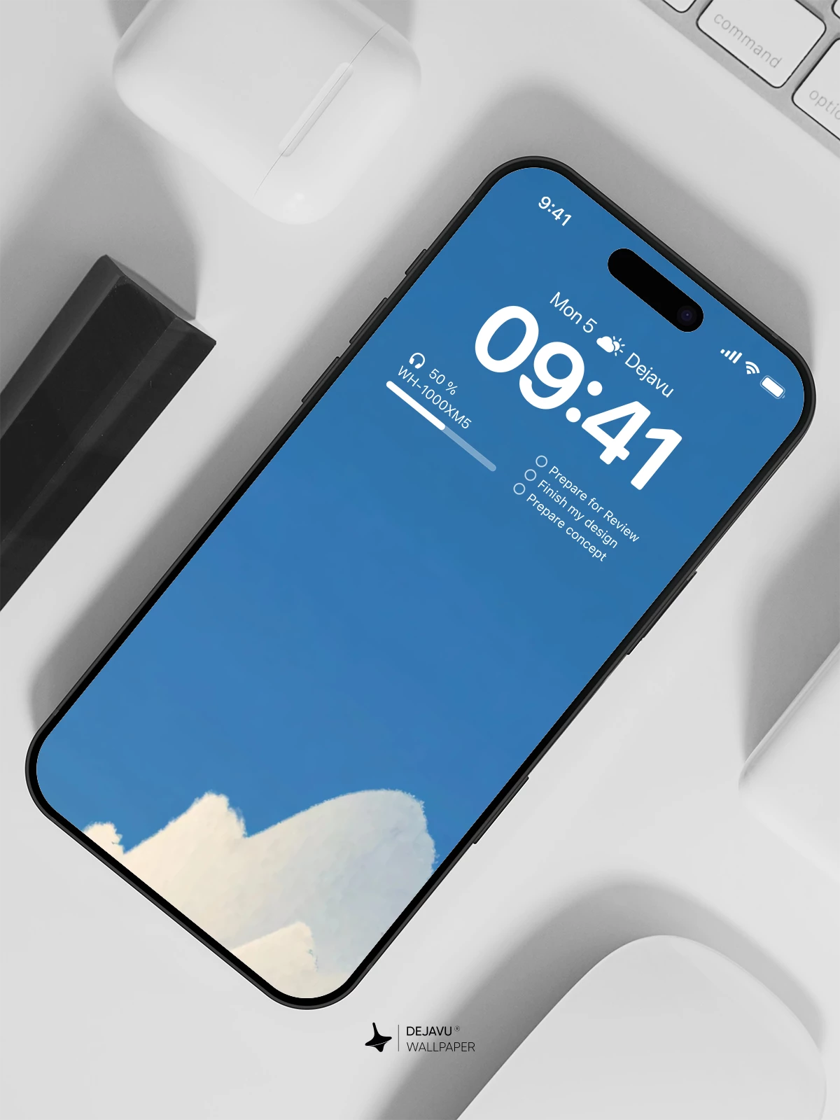 Blue Ocean Wave Wallpaper 4K for iPhone Lock Screen