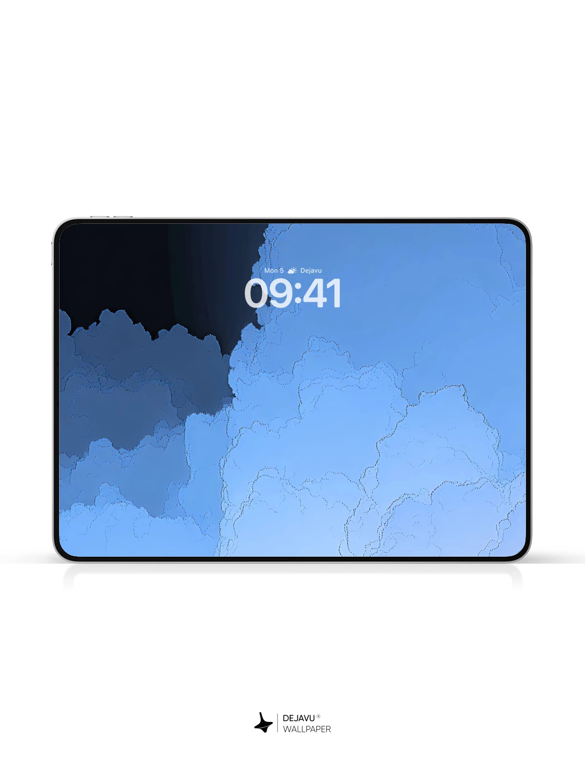 Dark Blue Abstract Wallpaper 4K for iPhone Lock Screen