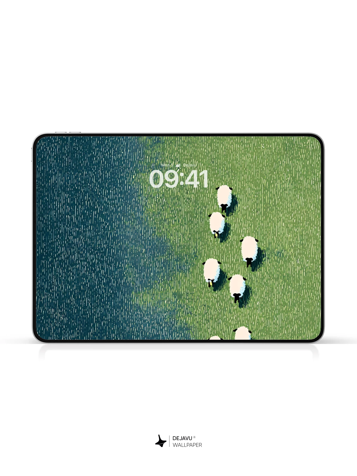 Sheep Grazing Wallpaper 4K for iPhone Lock Screen
