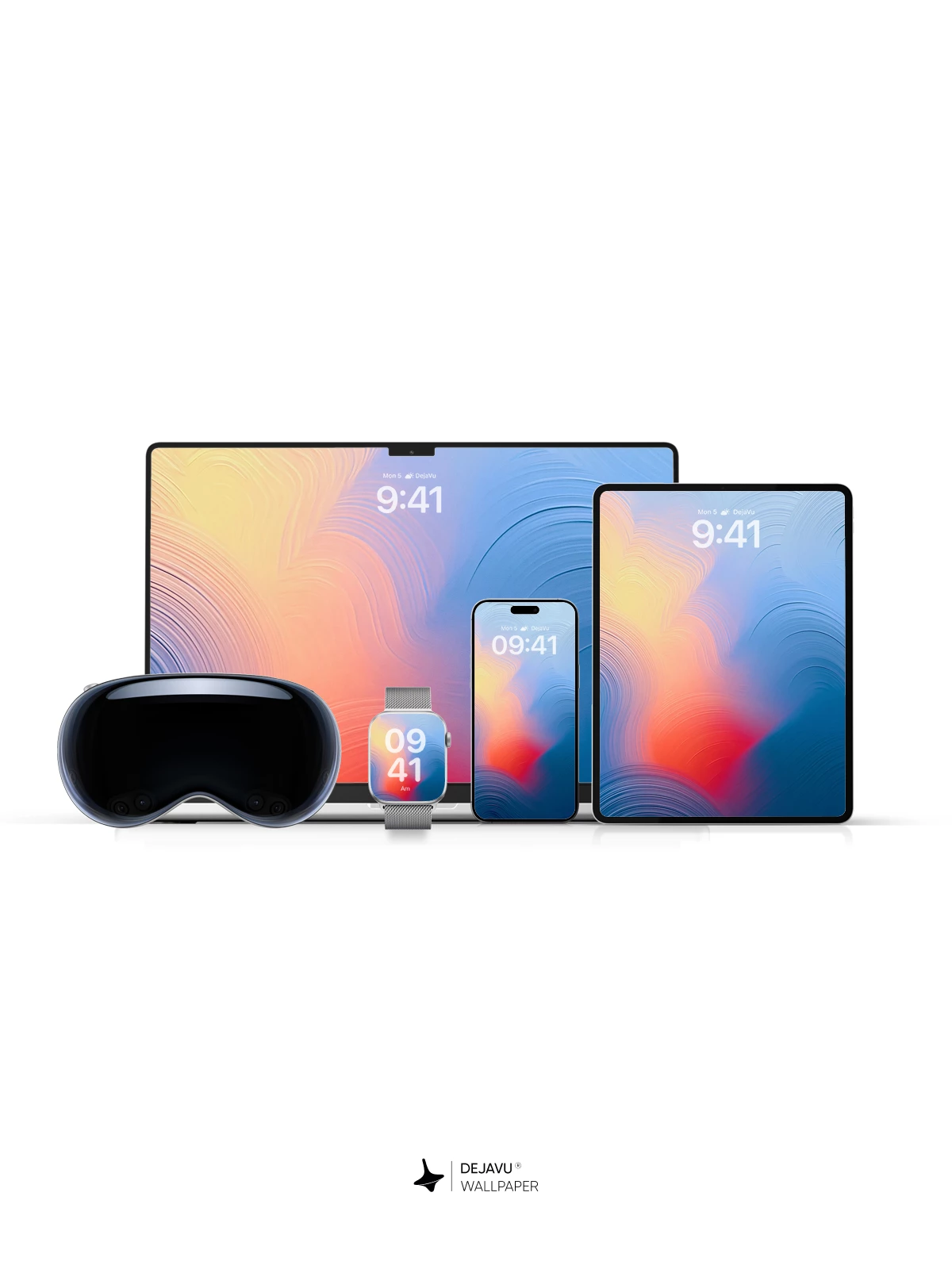 Abstract Gradient Wallpaper 4K for iPhone Lock Screen