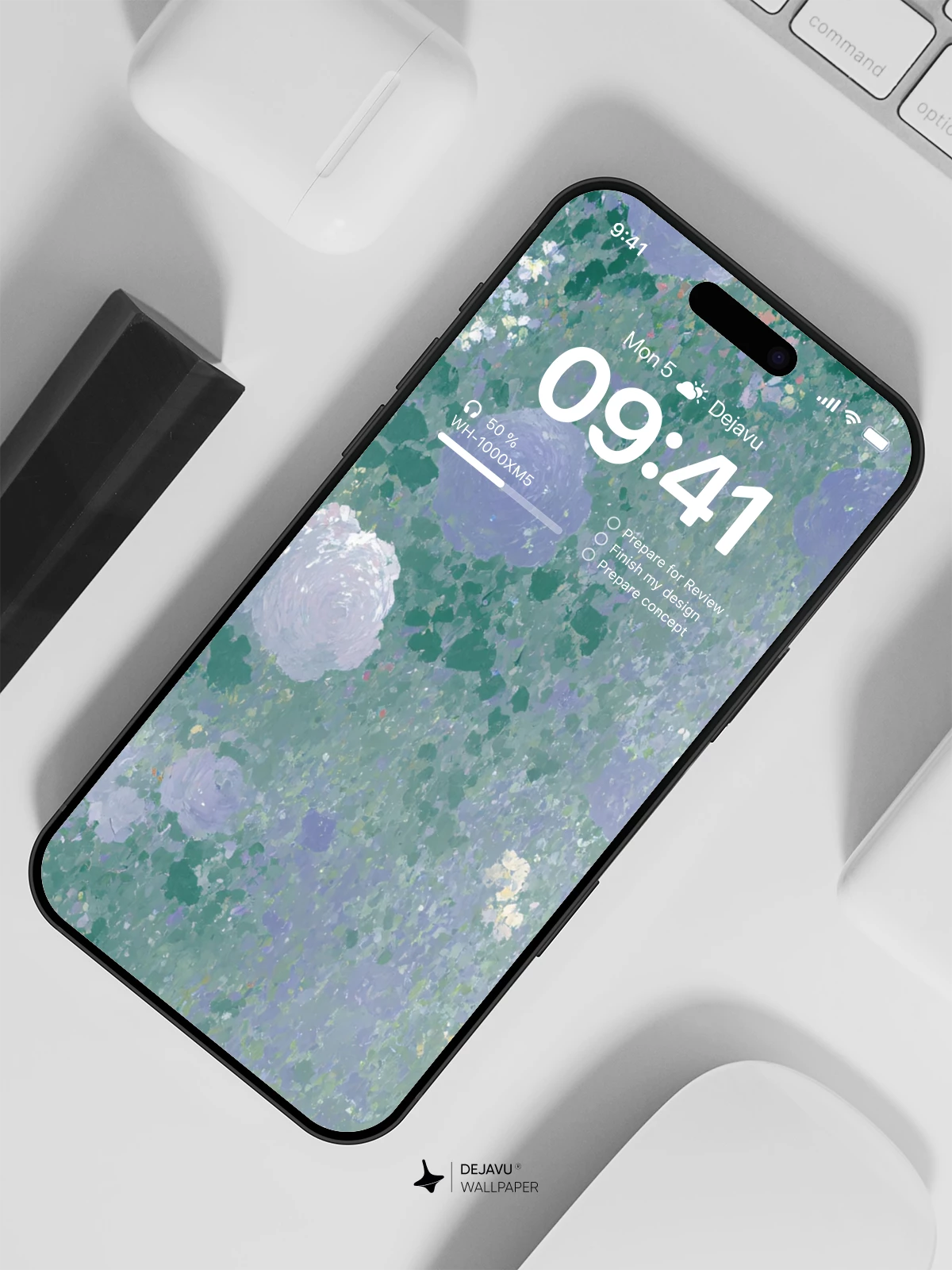 Soft Pastel Floral Wallpaper 4K for iPhone Lock Screen