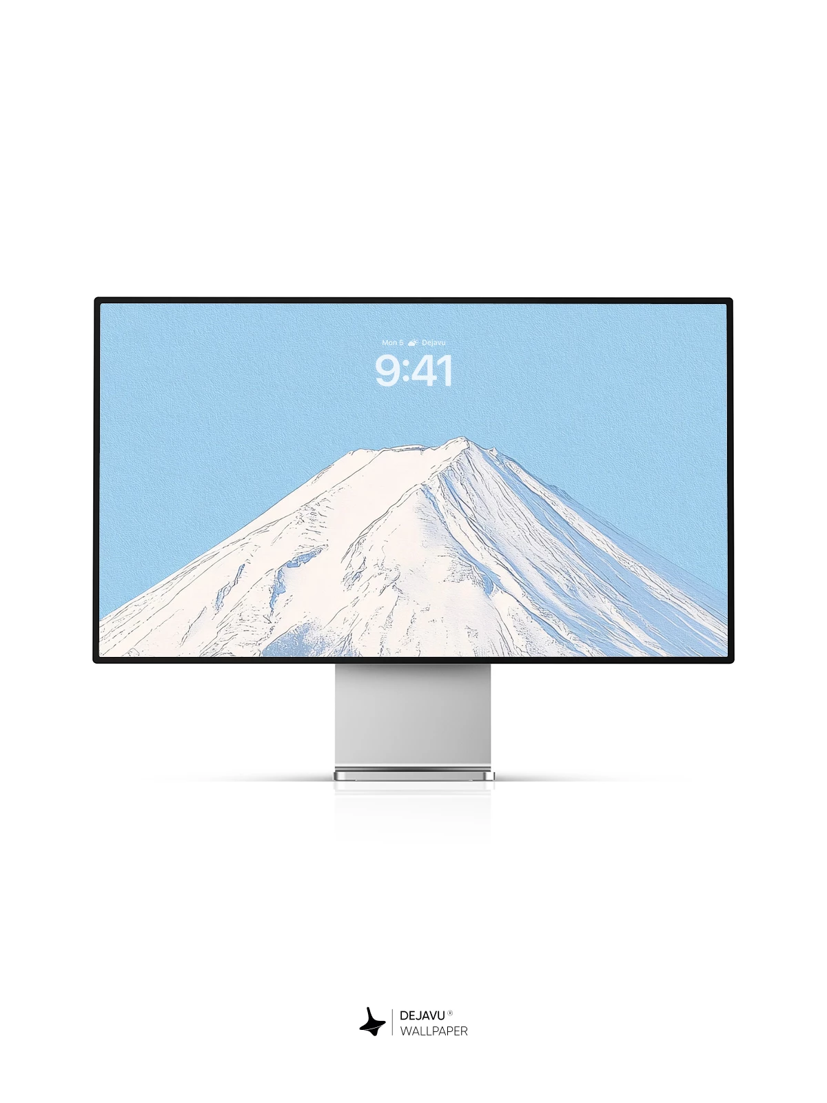 富士山樱花背景4K壁纸 iPhone锁屏
