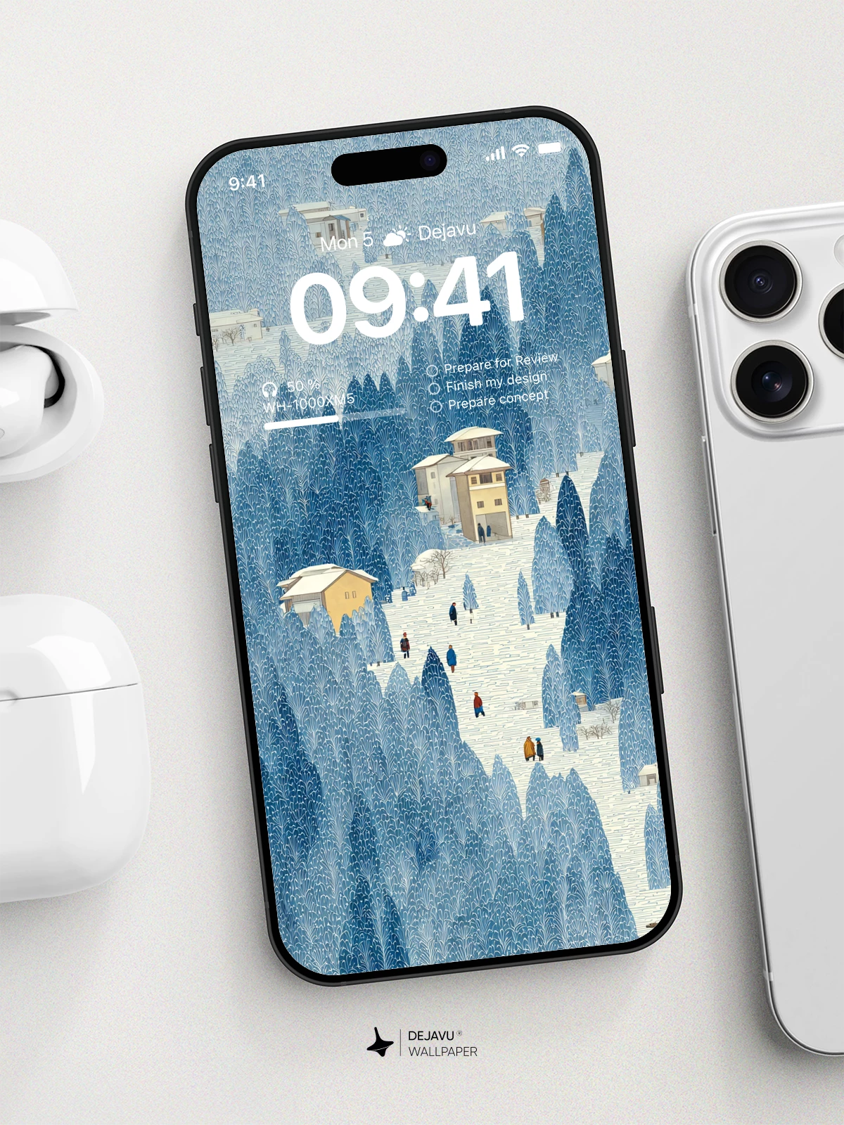 Snowy Forest Wallpaper 4K for iPhone Lock Screen