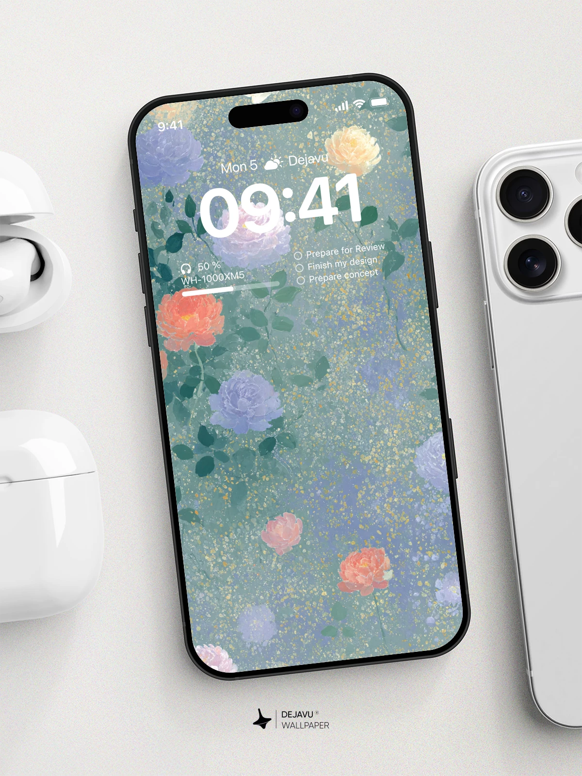 Floral Wallpaper 4K for iPhone Lock Screen