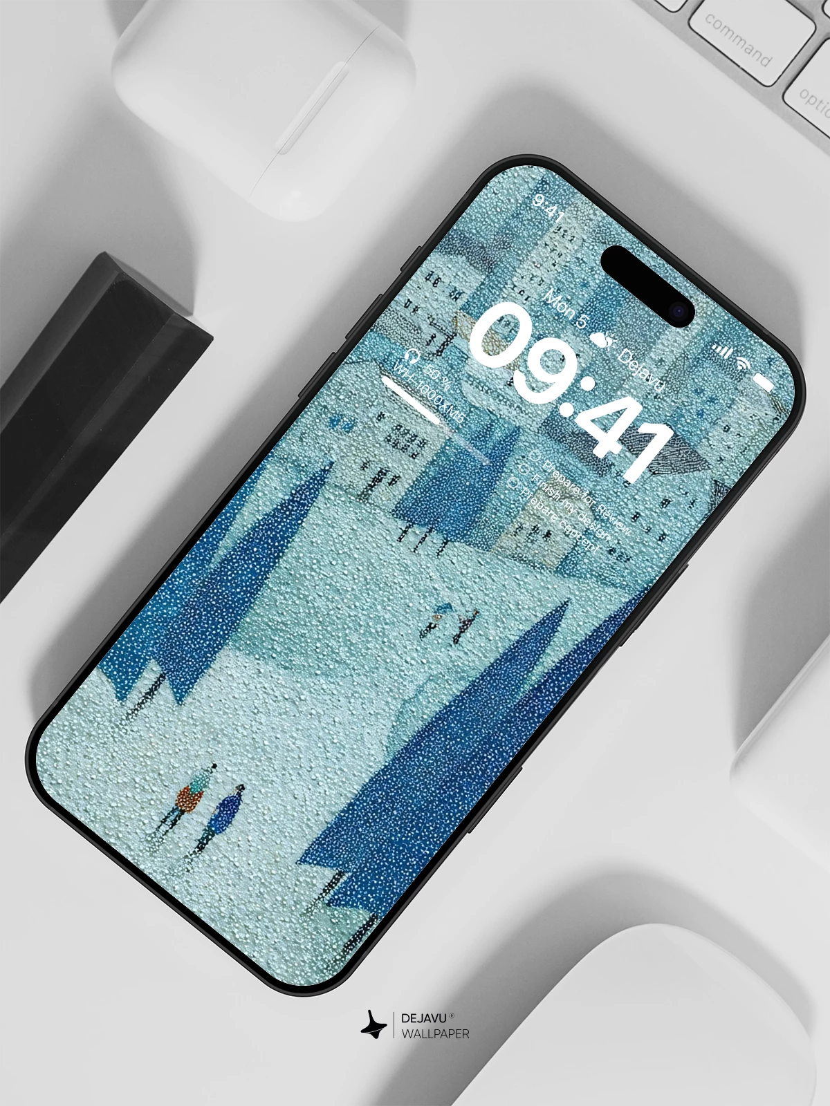 Winter Landscape Wallpaper 4K for iPhone Lock Screen