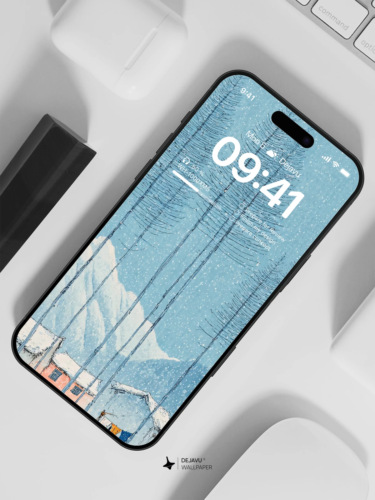 Winter Village Wallpaper 4K for iPhone Lock Screen