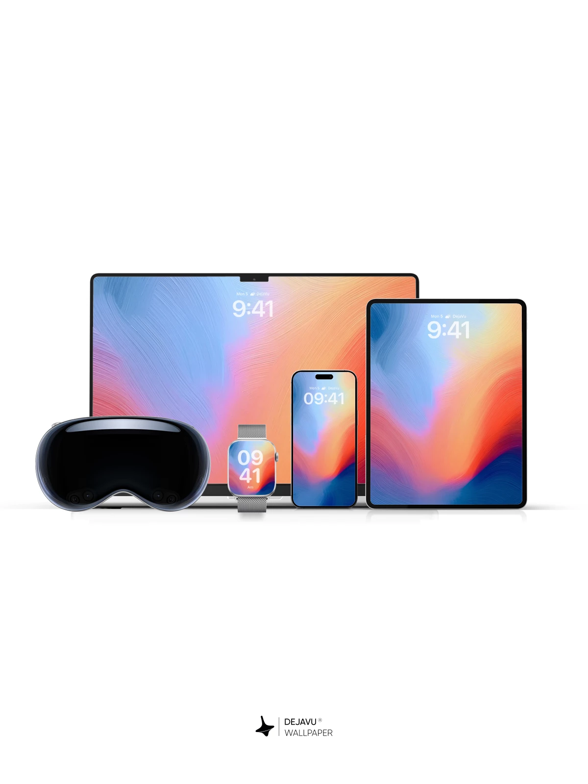 Abstract Gradient Wallpaper 4K for iPhone Lock Screen