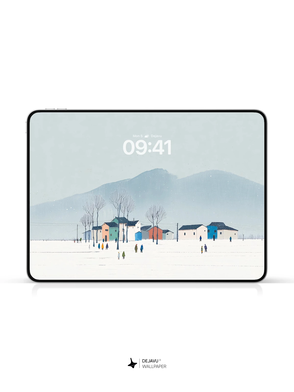 Winter Village Wallpaper 4K for iPhone Lock Screen