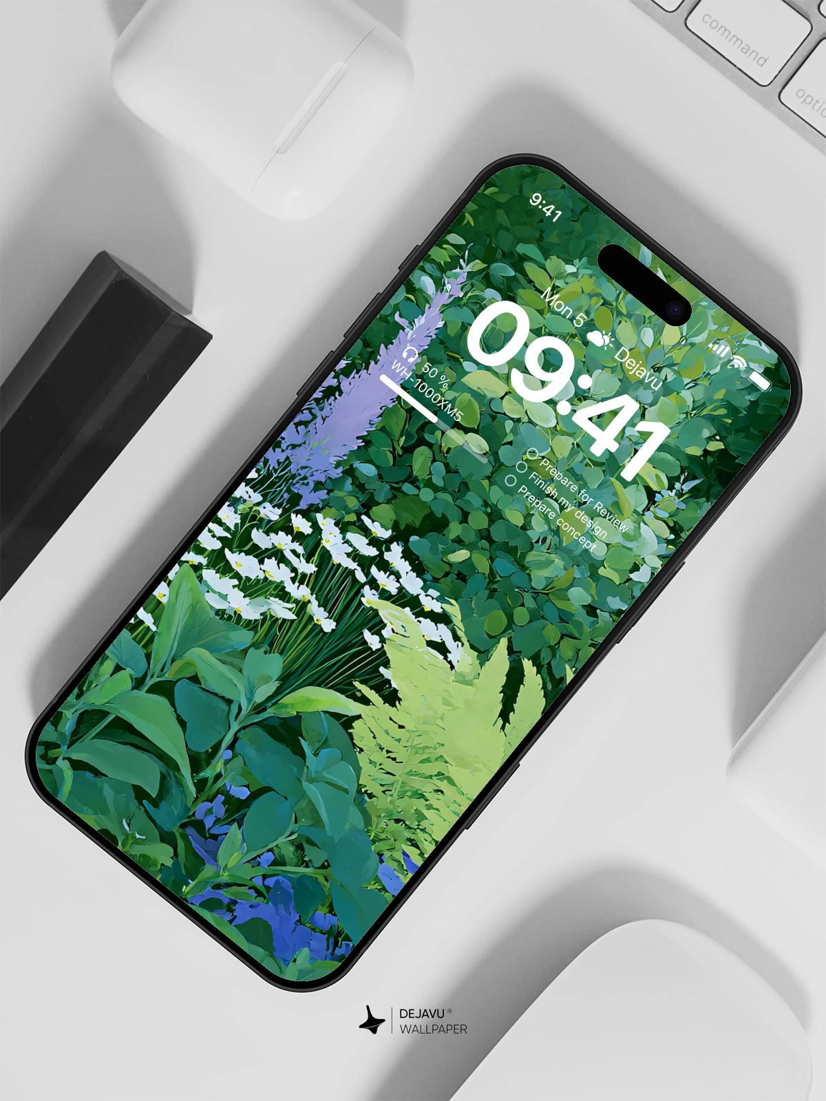 Floral Garden Wallpaper 4K for iPhone Lock Screen
