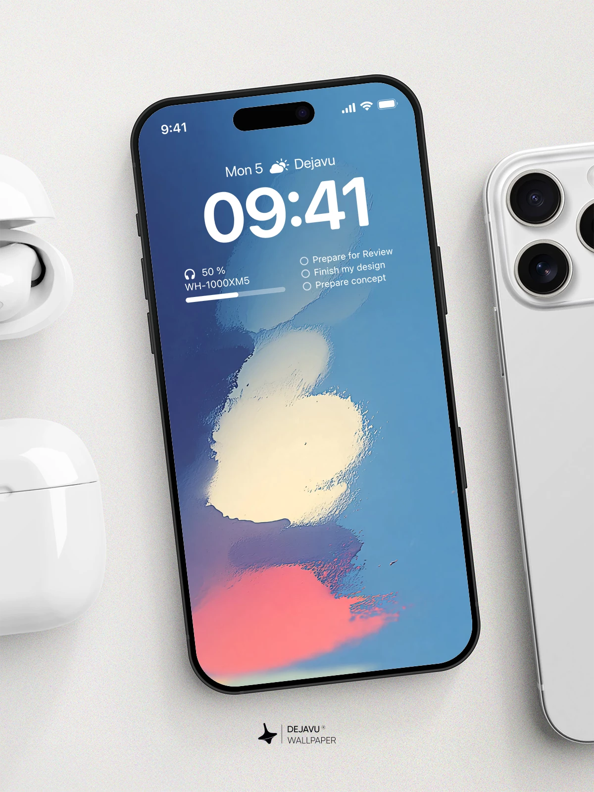 Abstract Colorful Gradient Wallpaper 4K for iPhone Lock Screen
