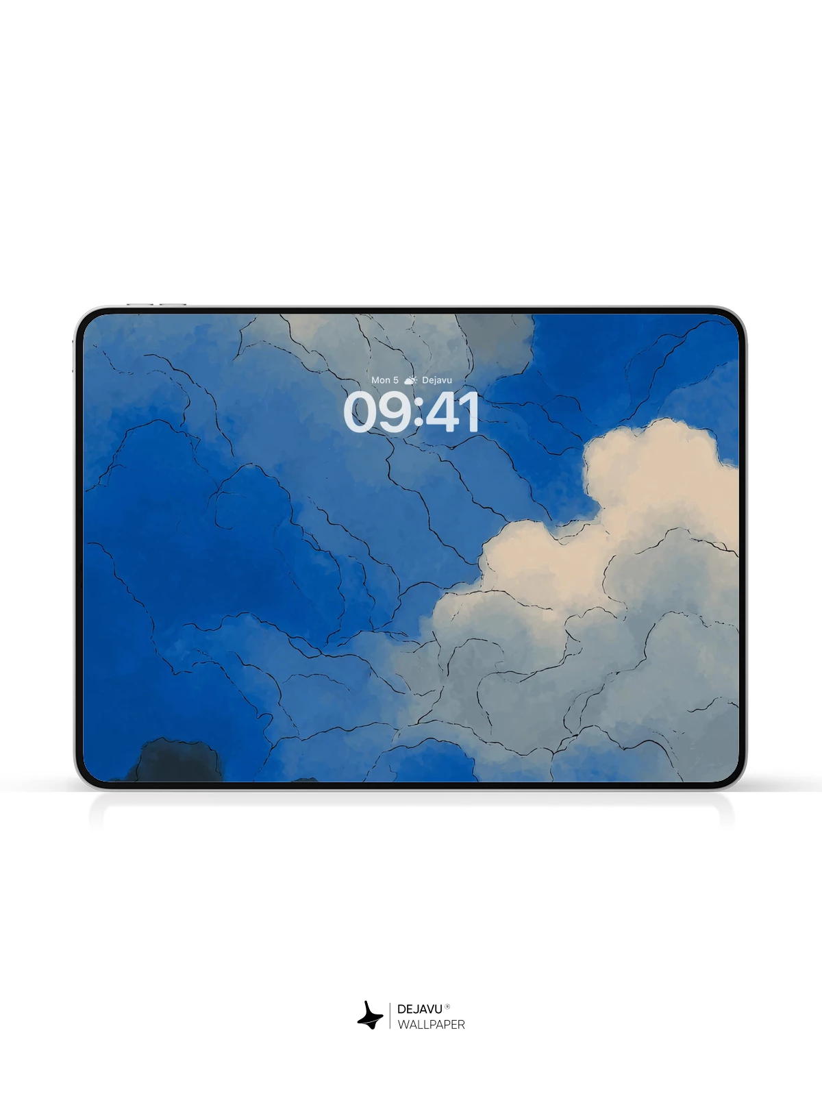 Blue Clouds Wallpaper 4K for iPhone Lock Screen