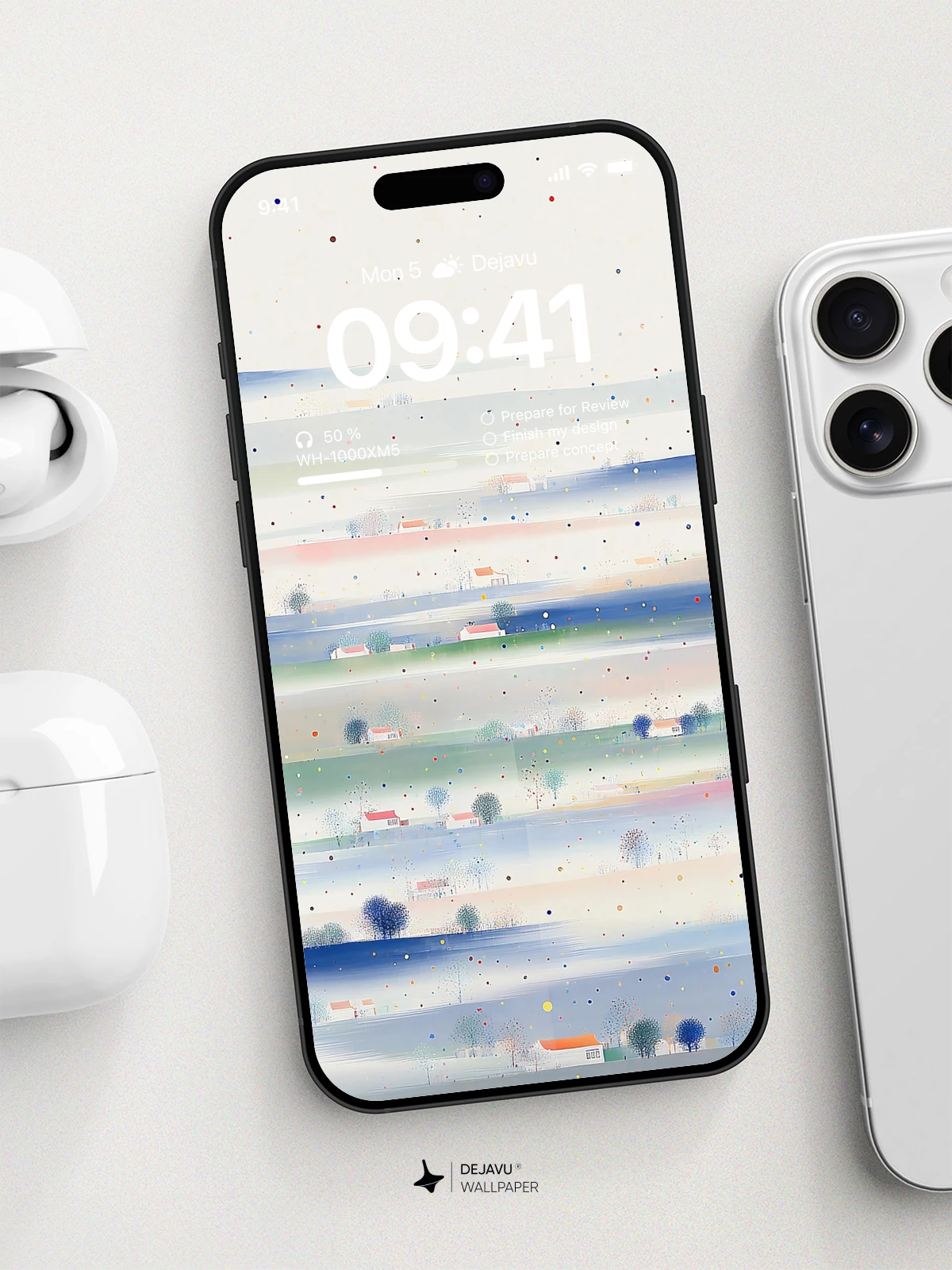Minimalist Landscape Wallpaper 4K for iPhone Lock Screen