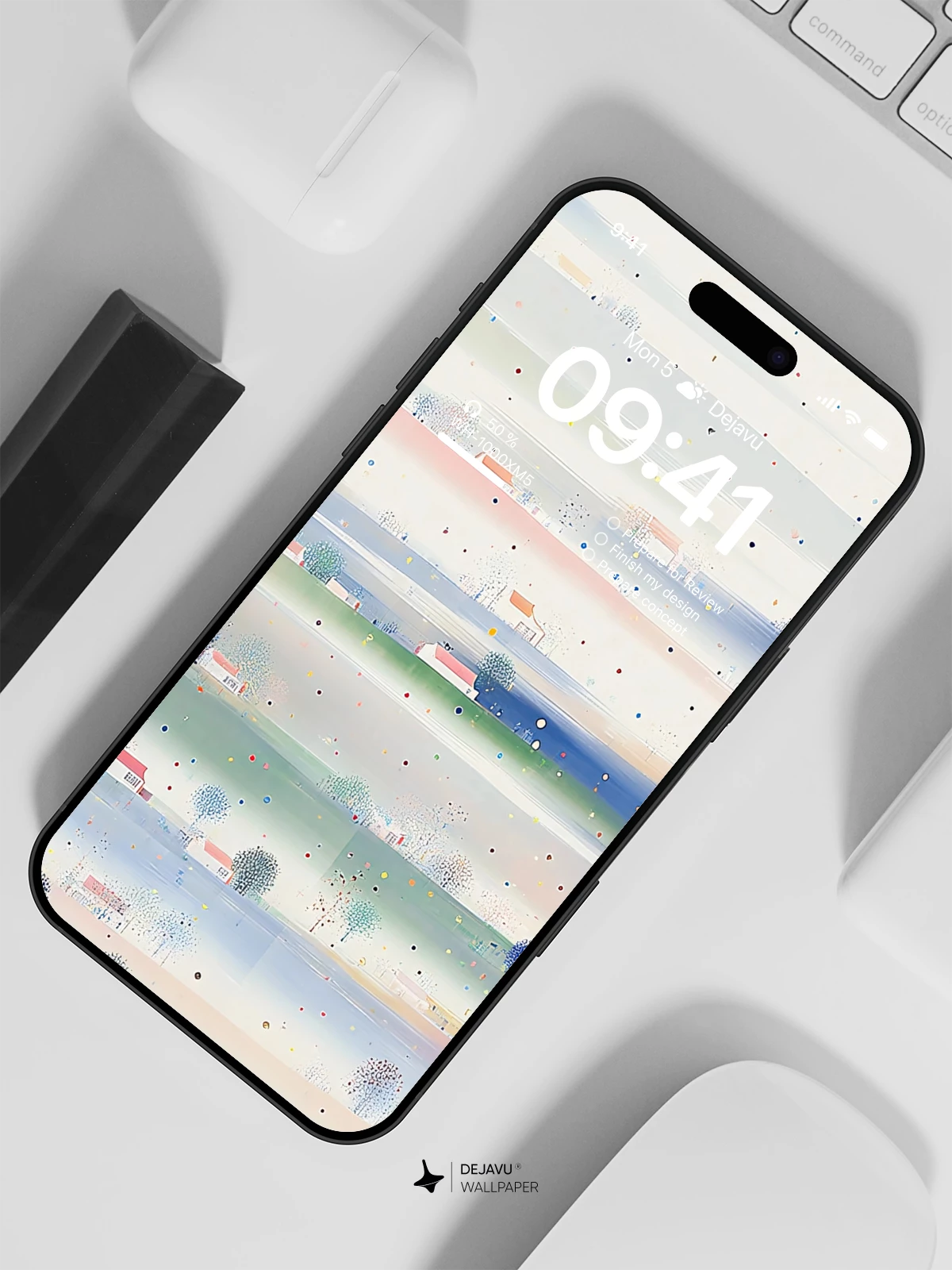 Minimalist Landscape Wallpaper 4K for iPhone Lock Screen