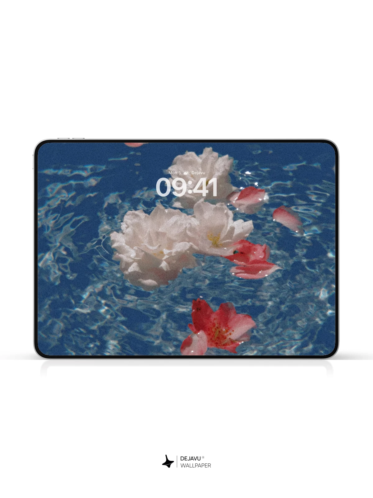 Floating Flowers on Water Wallpaper 4K for iPhone Lock Screen