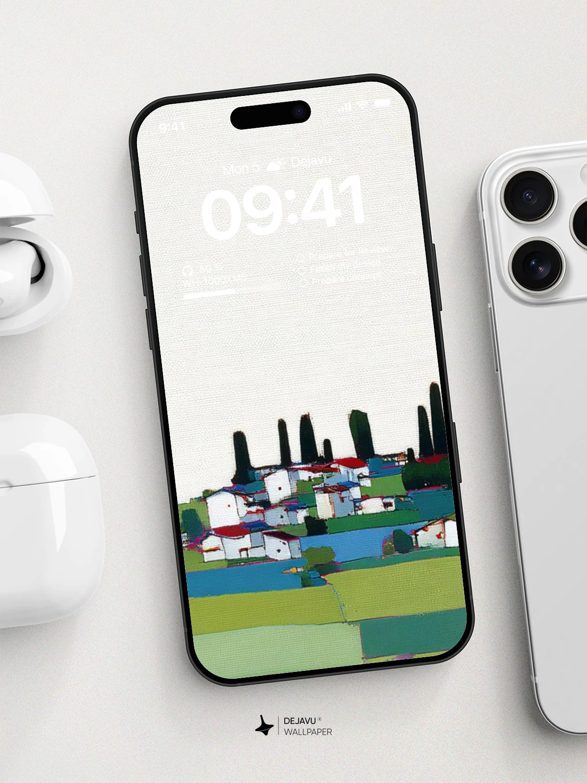 乡村风景壁纸 4K 用于 iPhone 锁屏