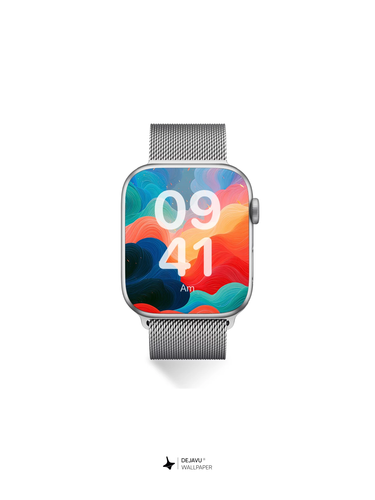 Colorful Abstract Waves Wallpaper 4K for iPhone Lock Screen