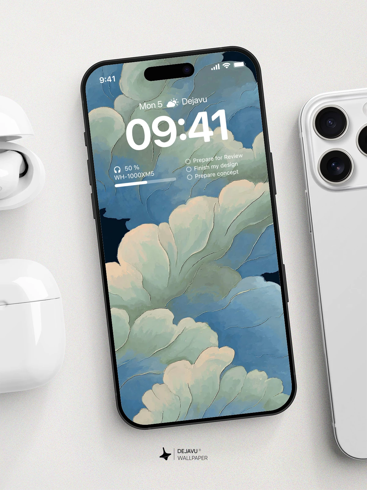 Abstract Cloud Wallpaper 4K for iPhone Lock Screen