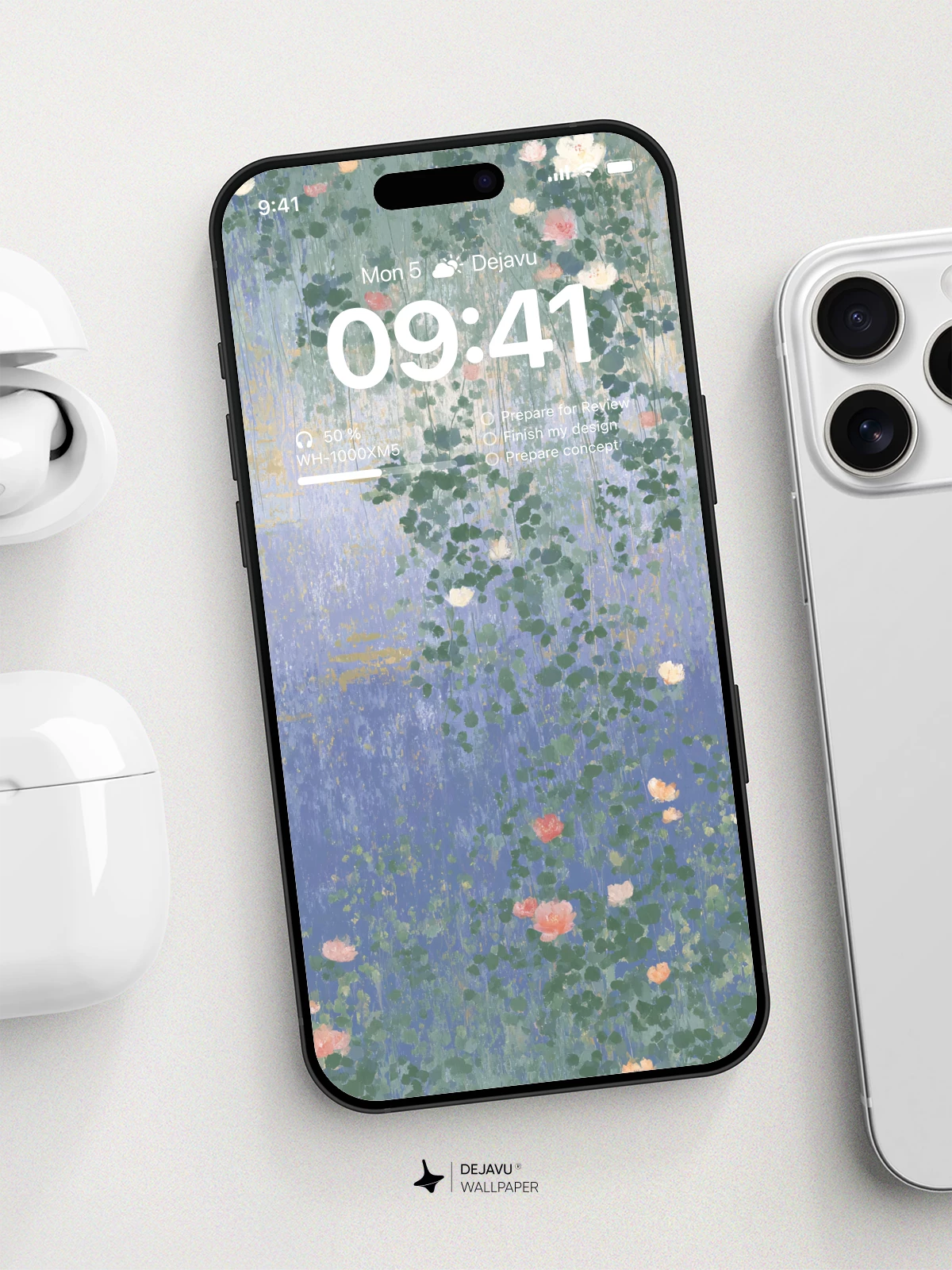 Floral Vine Wallpaper 4K for iPhone Lock Screen
