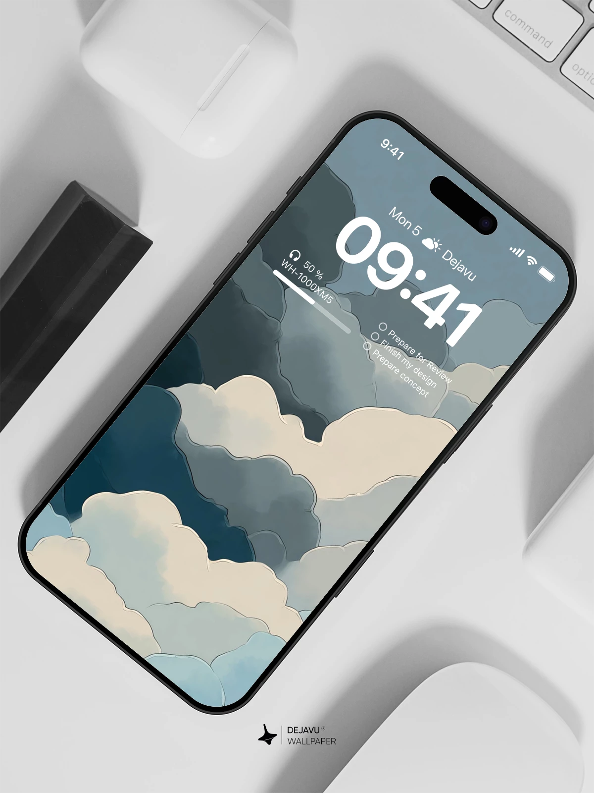 Cloudy Sky Wallpaper 4K for iPhone Lock Screen