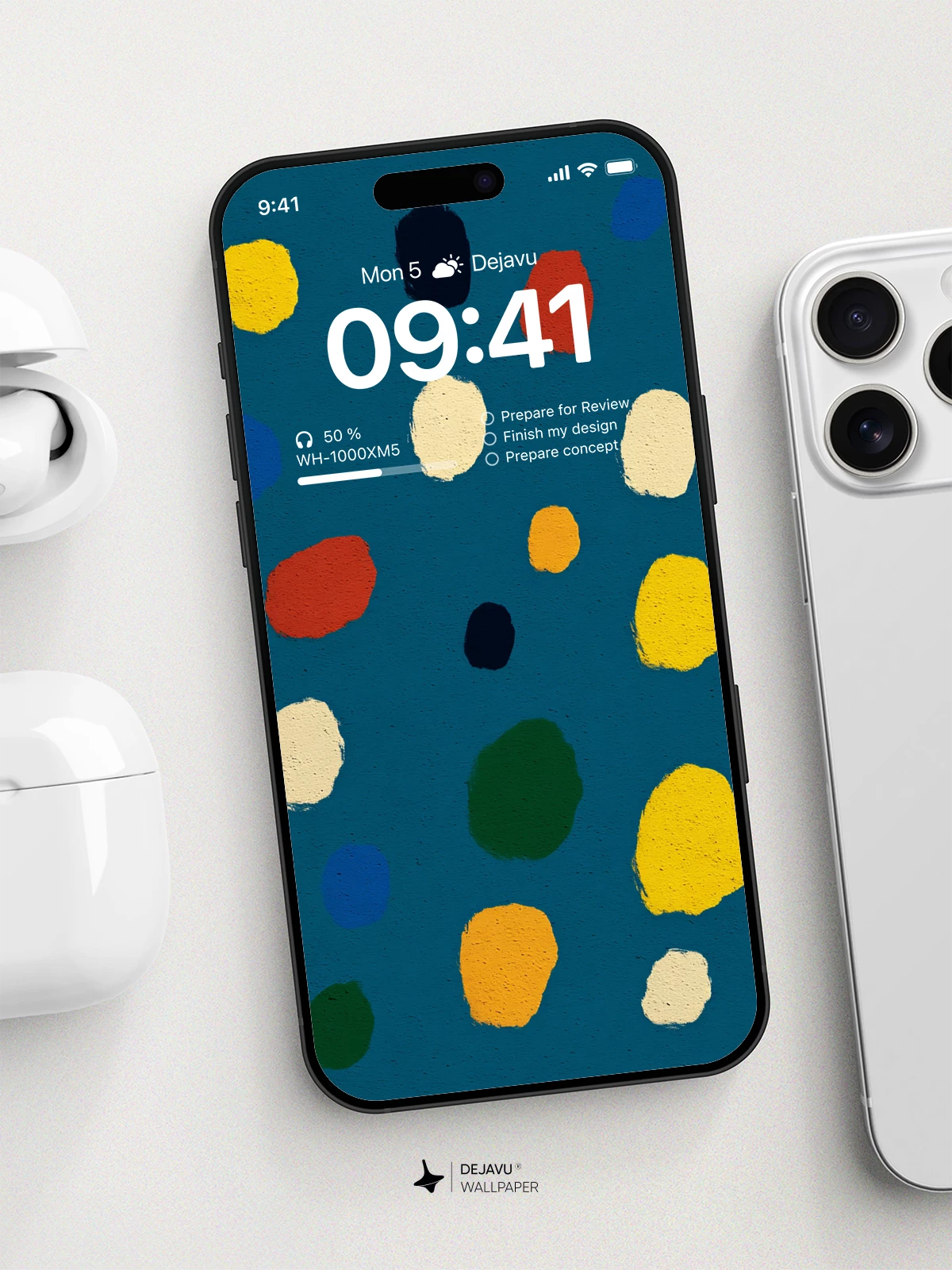 Abstract Dots Wallpaper 4K for iPhone Lock Screen