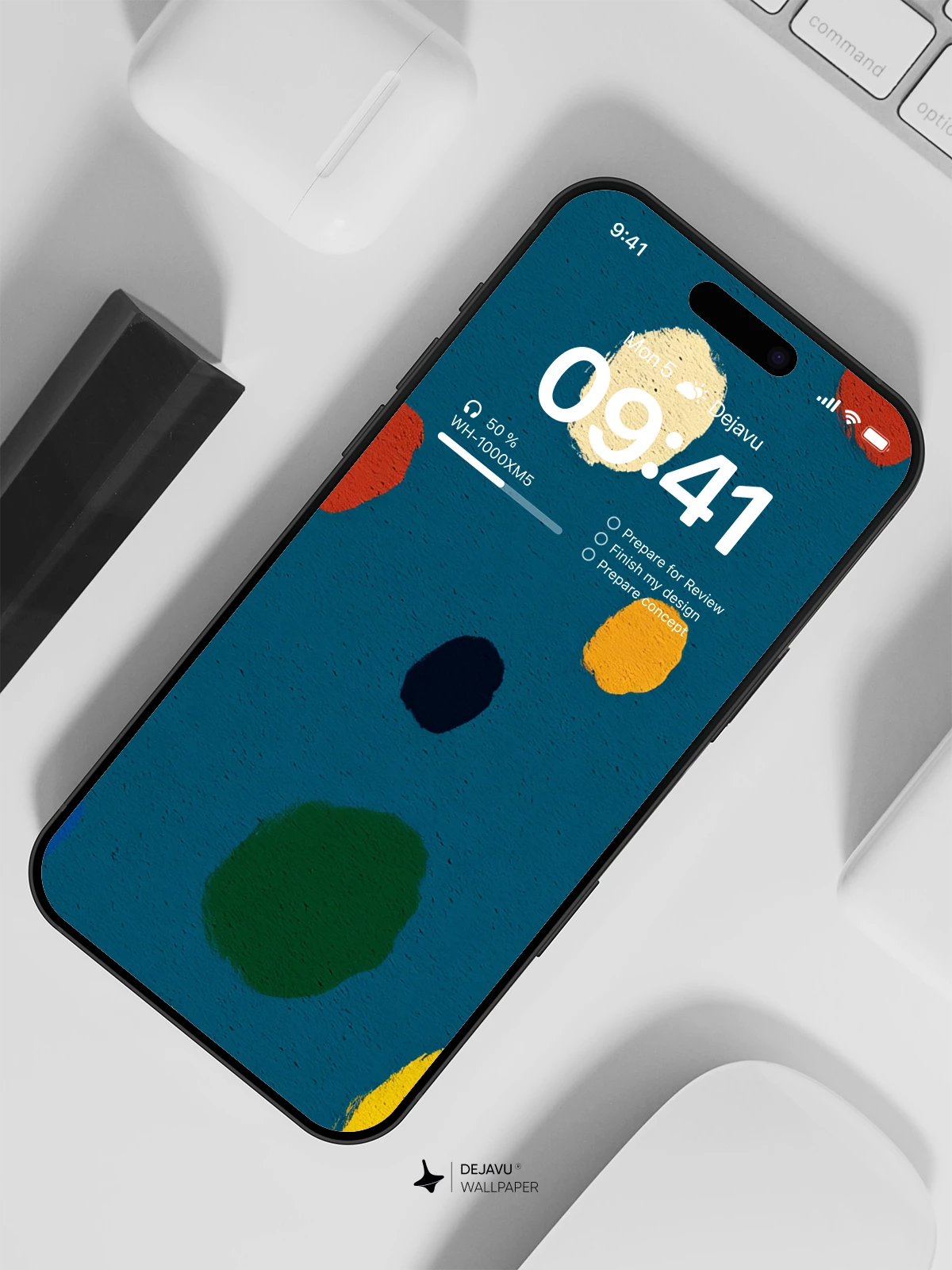Abstract Dots Wallpaper 4K for iPhone Lock Screen