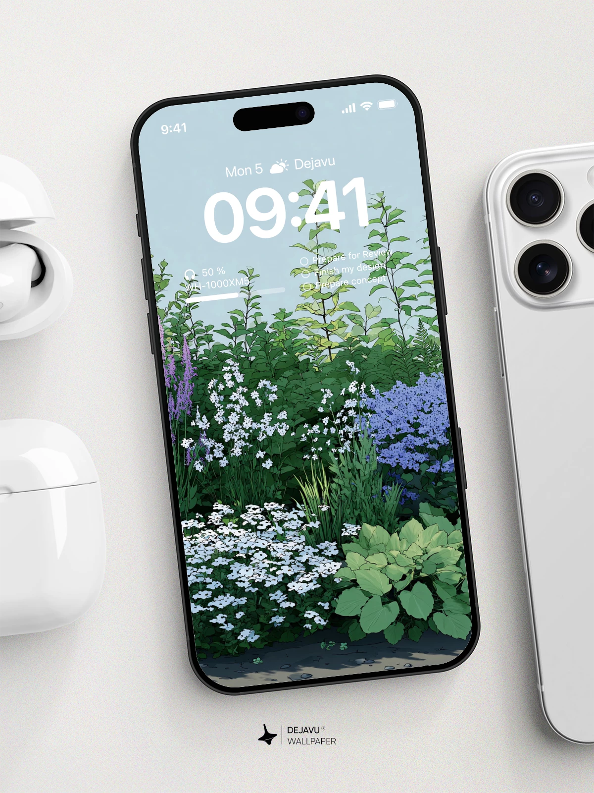 Garden Flower Wallpaper 4K for iPhone Lock Screen