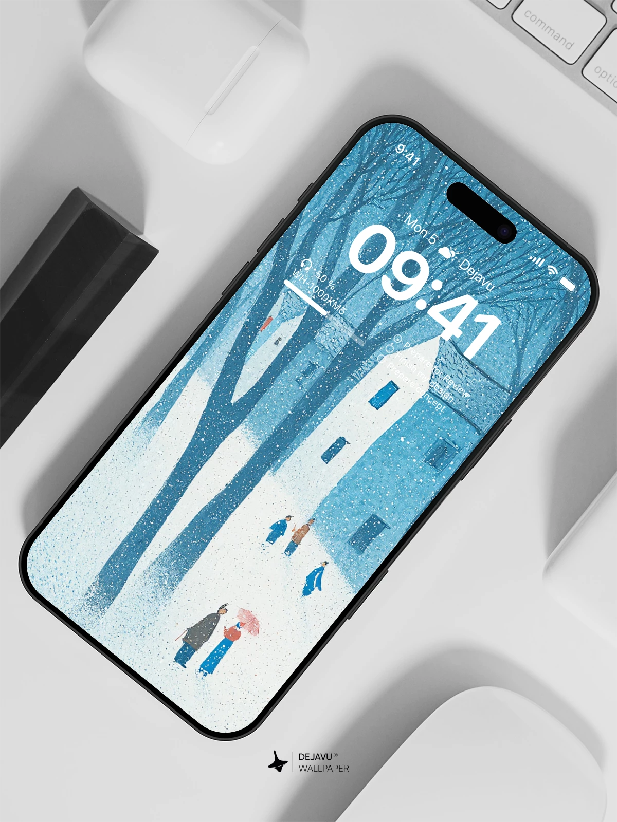 Winter Village Wallpaper 4K for iPhone Lock Screen