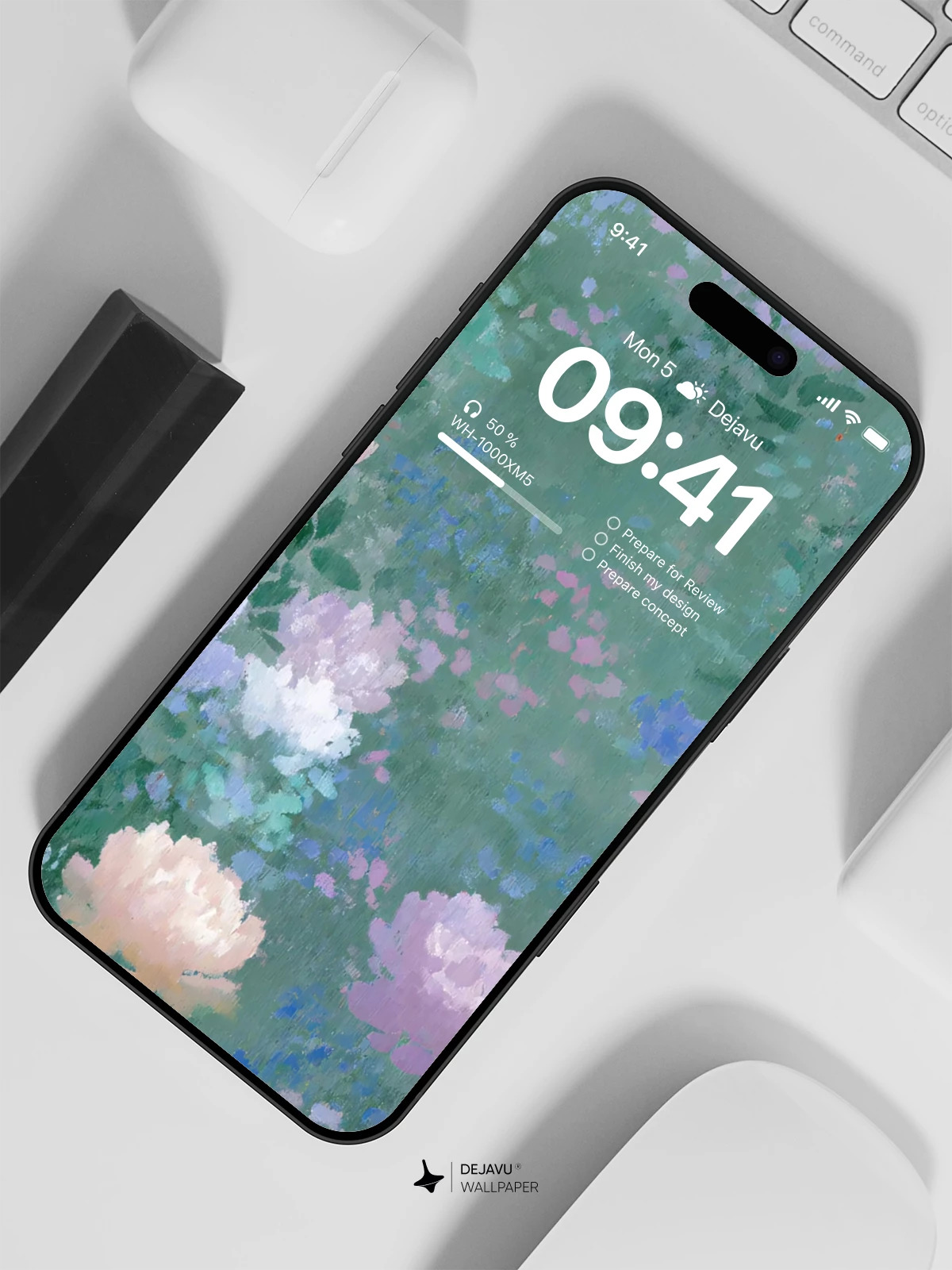 Abstract Floral Wallpaper 4K for iPhone Lock Screen