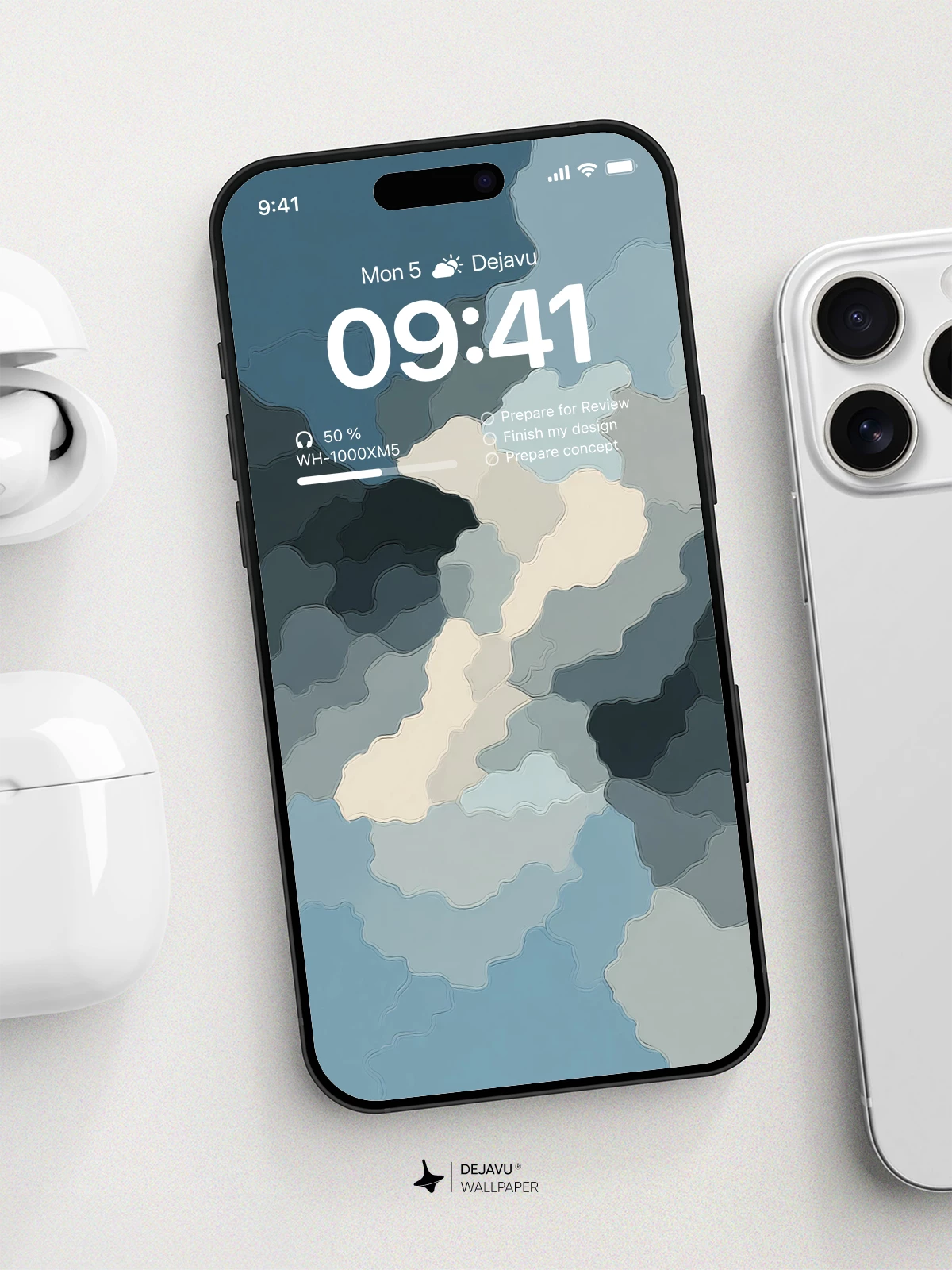Abstract Clouds Wallpaper 4K for iPhone Lock Screen