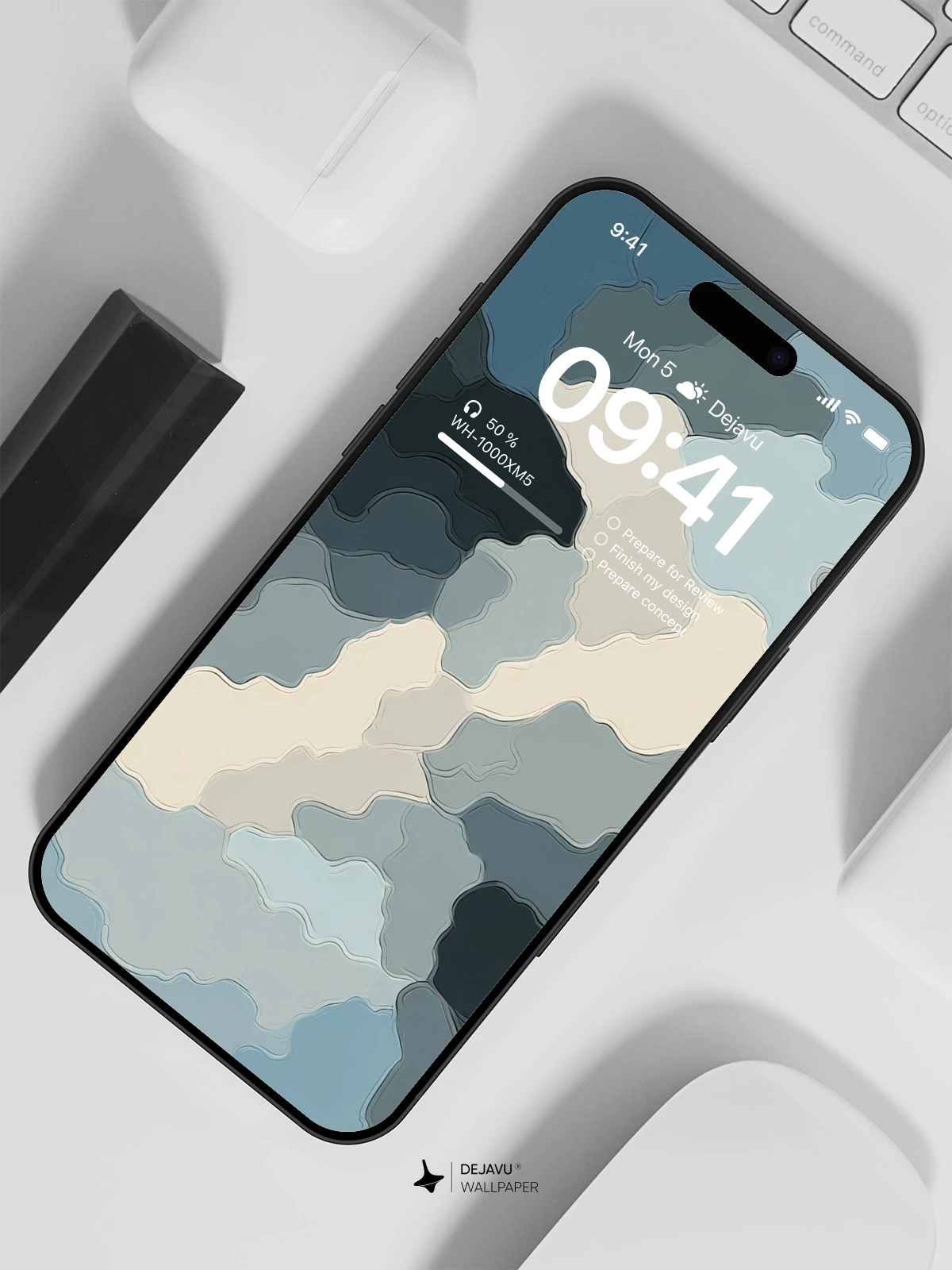 Abstract Clouds Wallpaper 4K for iPhone Lock Screen