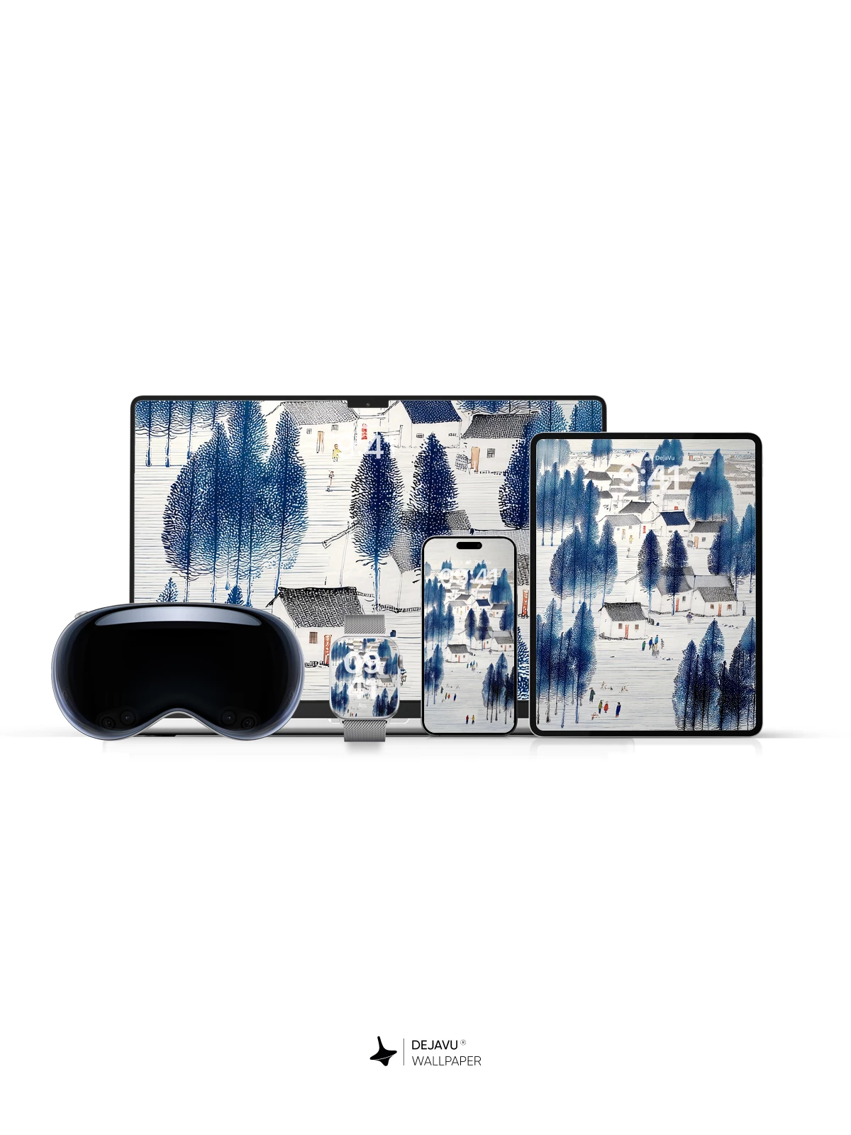 Winter Village Wallpaper 4K for iPhone Lock Screen