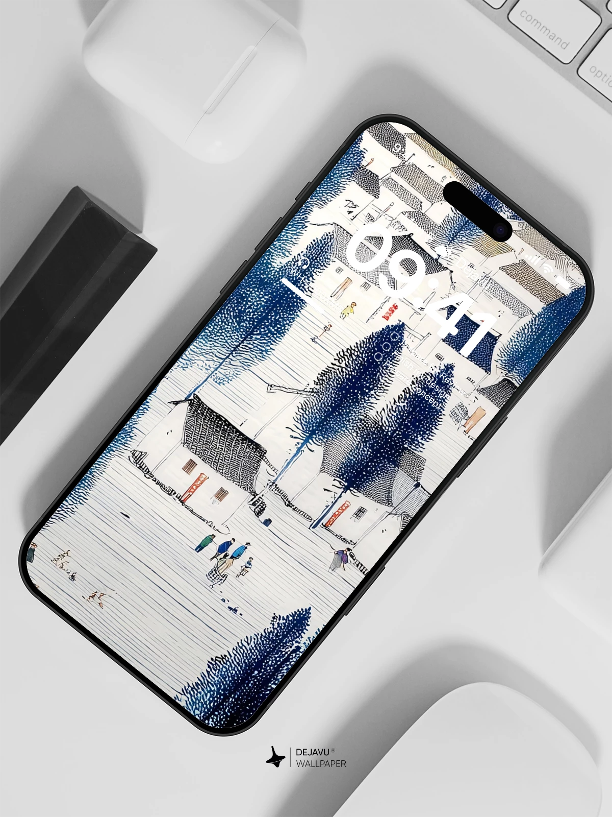 Winter Village Wallpaper 4K for iPhone Lock Screen