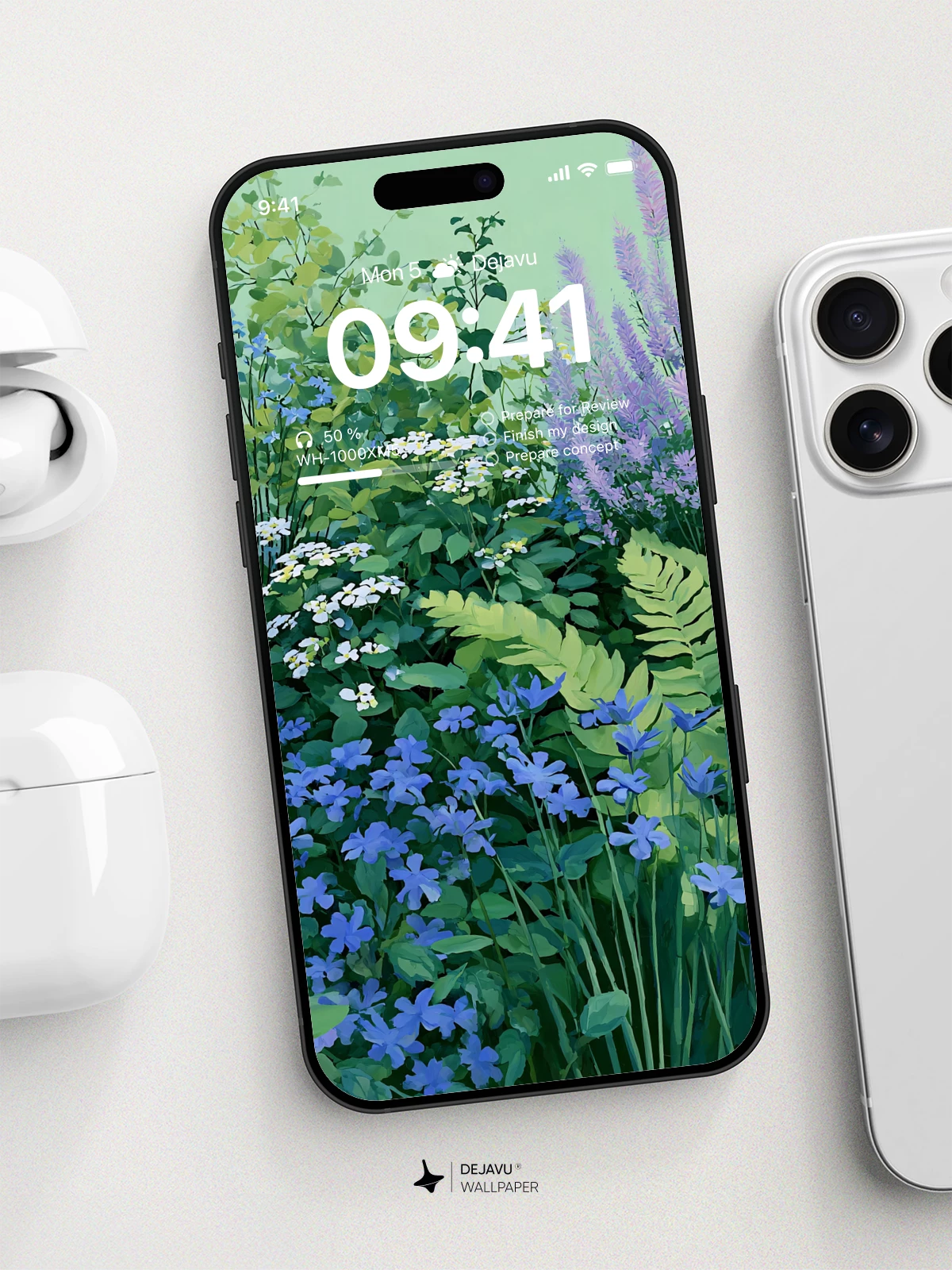 Floral Garden Wallpaper 4K for iPhone Lock Screen