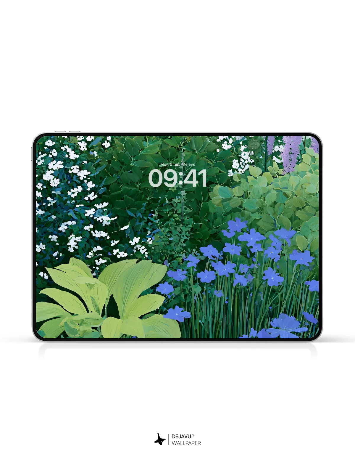 Green Garden Flowers Wallpaper 4K for iPhone Lock Screen