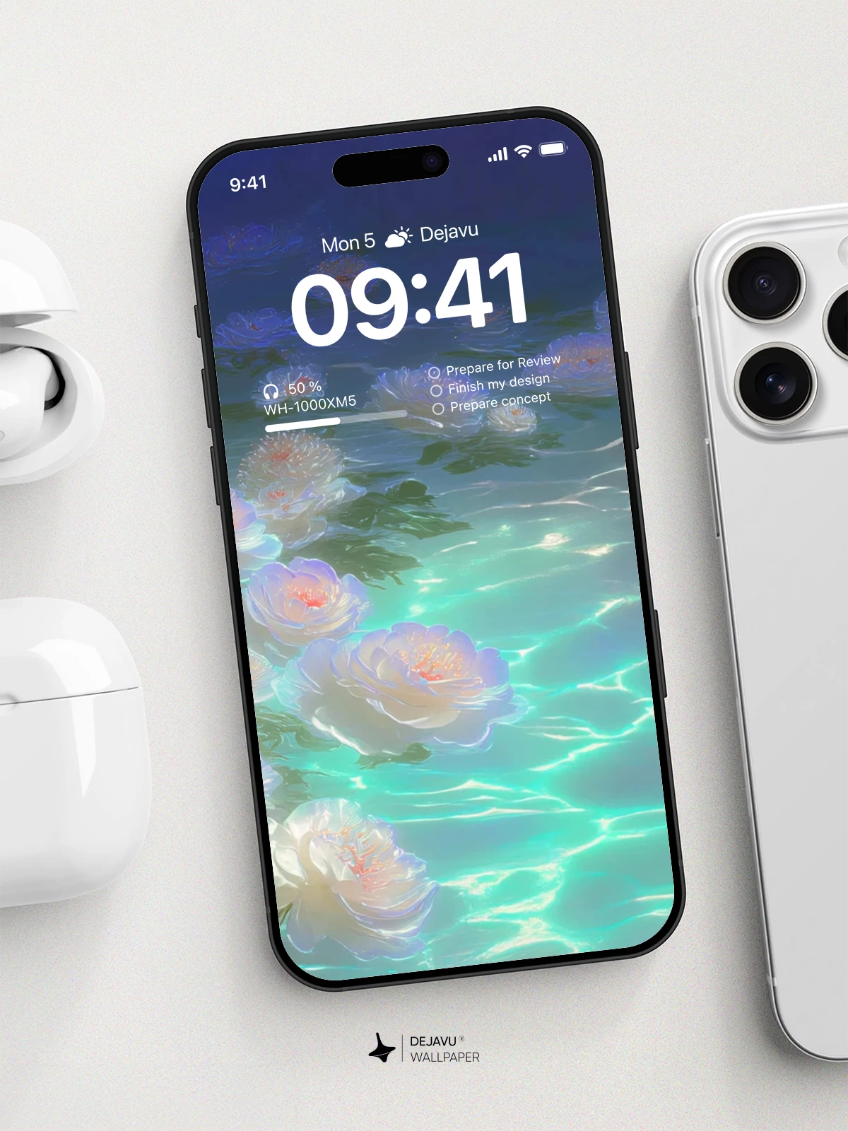 Floating Roses Wallpaper 4K for iPhone Lock Screen