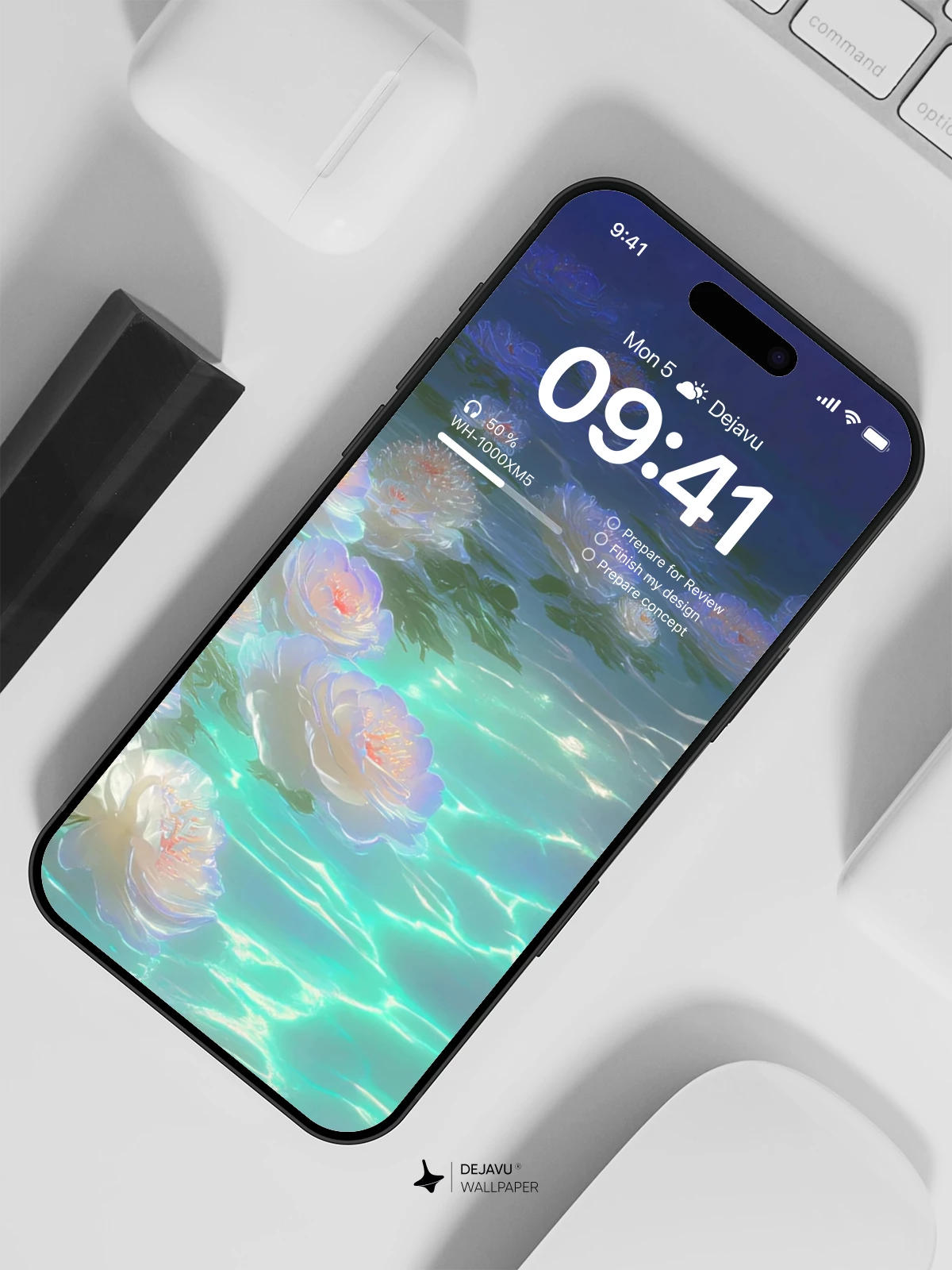 Floating Roses Wallpaper 4K for iPhone Lock Screen