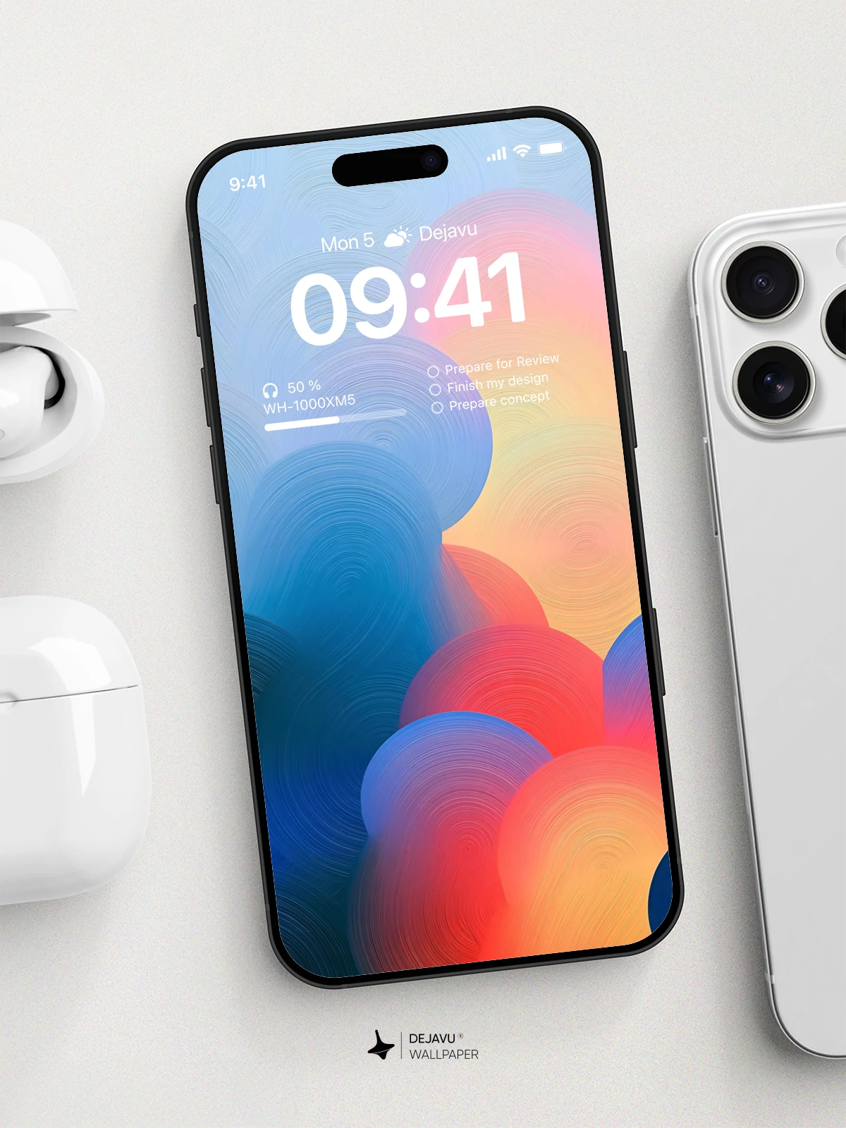 Abstract Colorful Wallpaper 4K for iPhone Lock Screen
