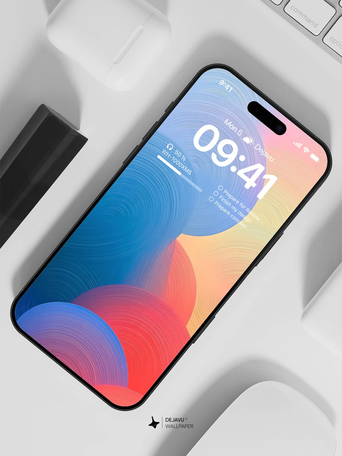 Abstract Colorful Wallpaper 4K for iPhone Lock Screen