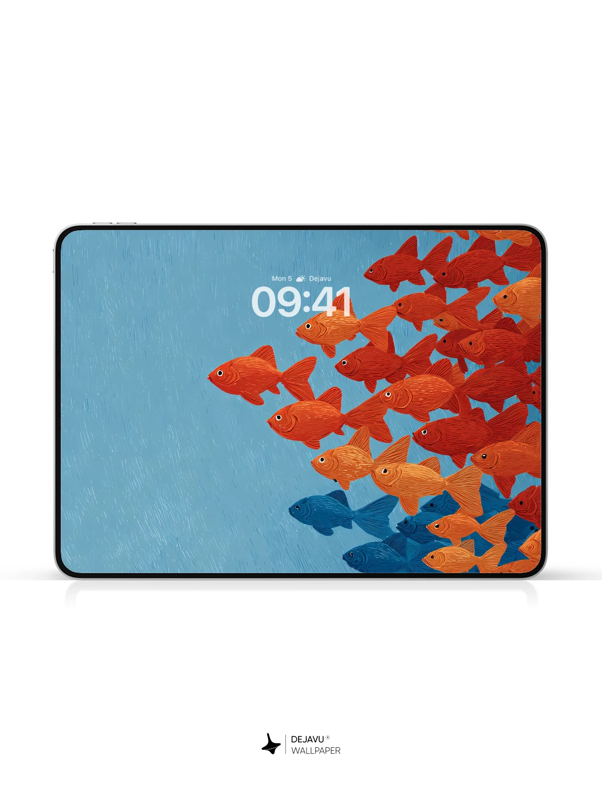 Colorful Fish School Wallpaper 4K for Mobile Background