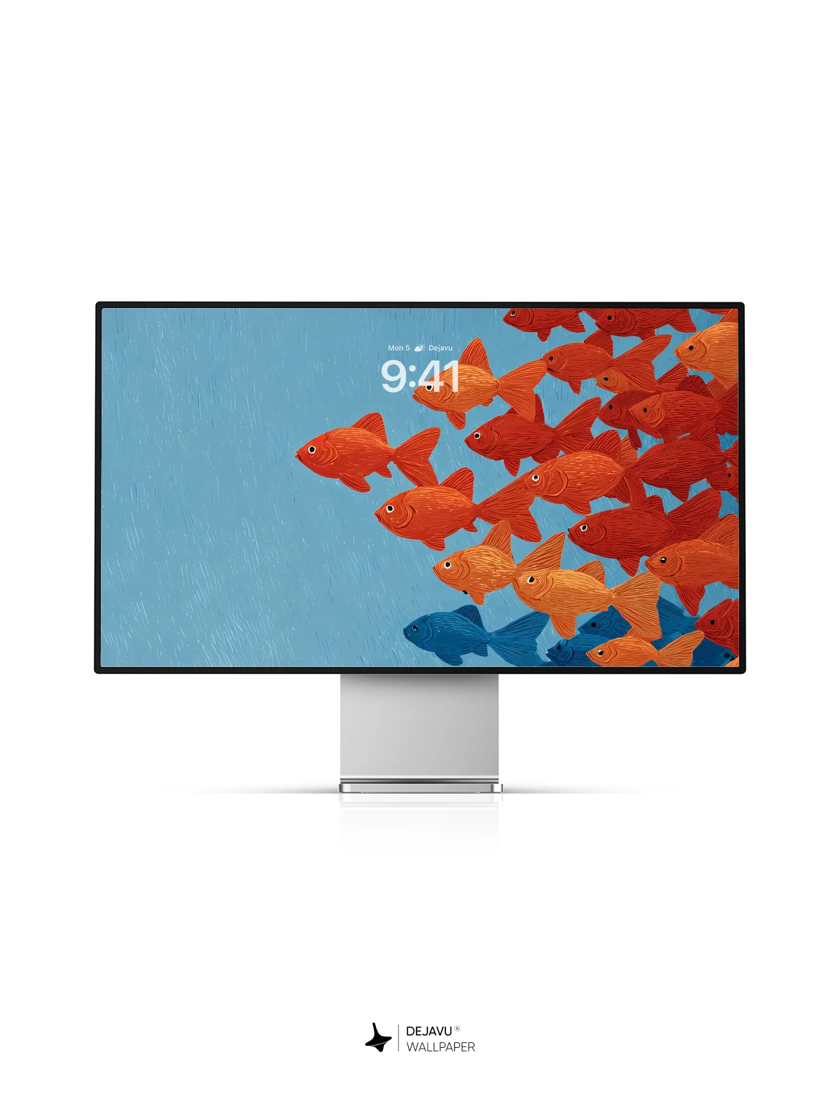 Colorful Fish School Wallpaper 4K for Mobile Background