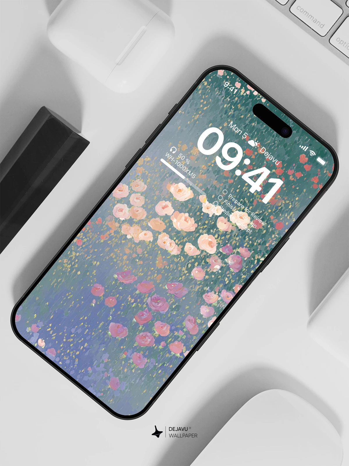 Abstract Floral Wallpaper 4K for Mobile Background