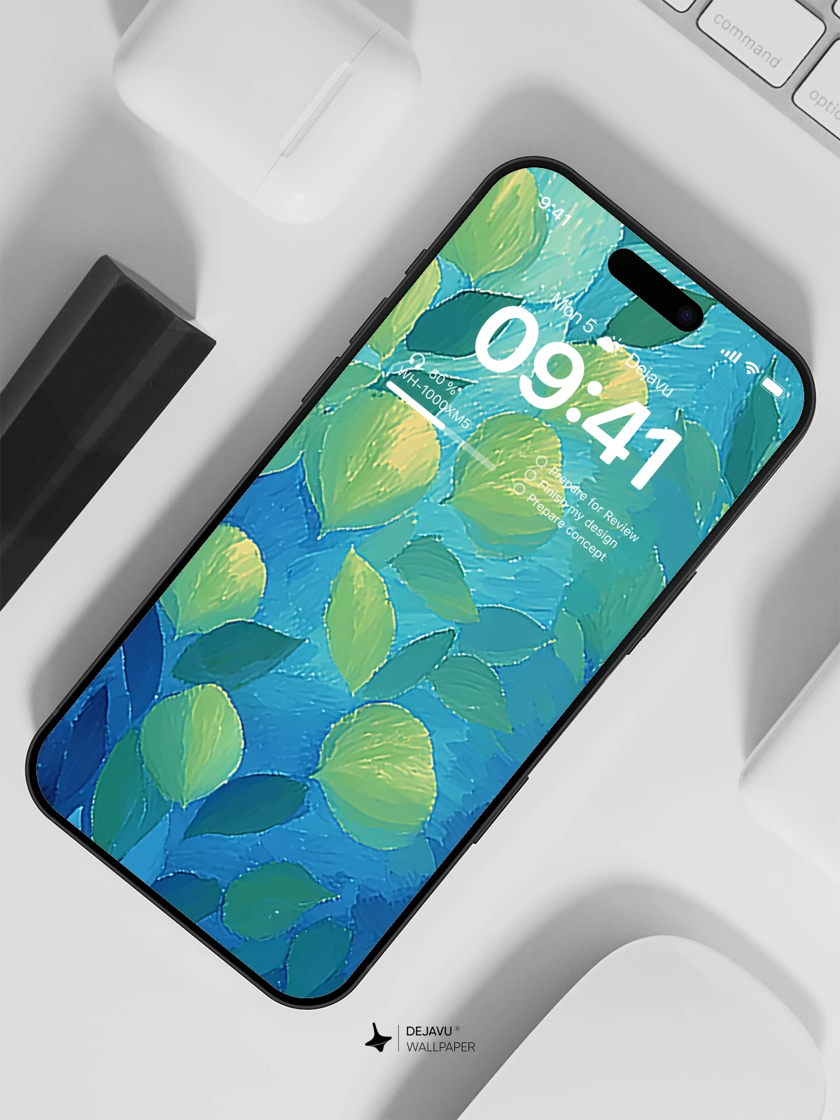 Green Leaf Wallpaper 4K for Mobile Background