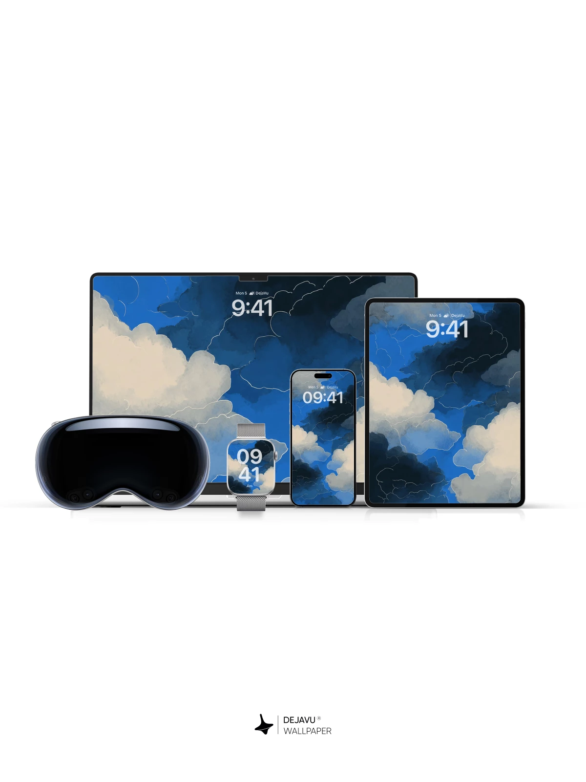 Abstract Cloud Wallpaper 4K for iPhone Lock Screen
