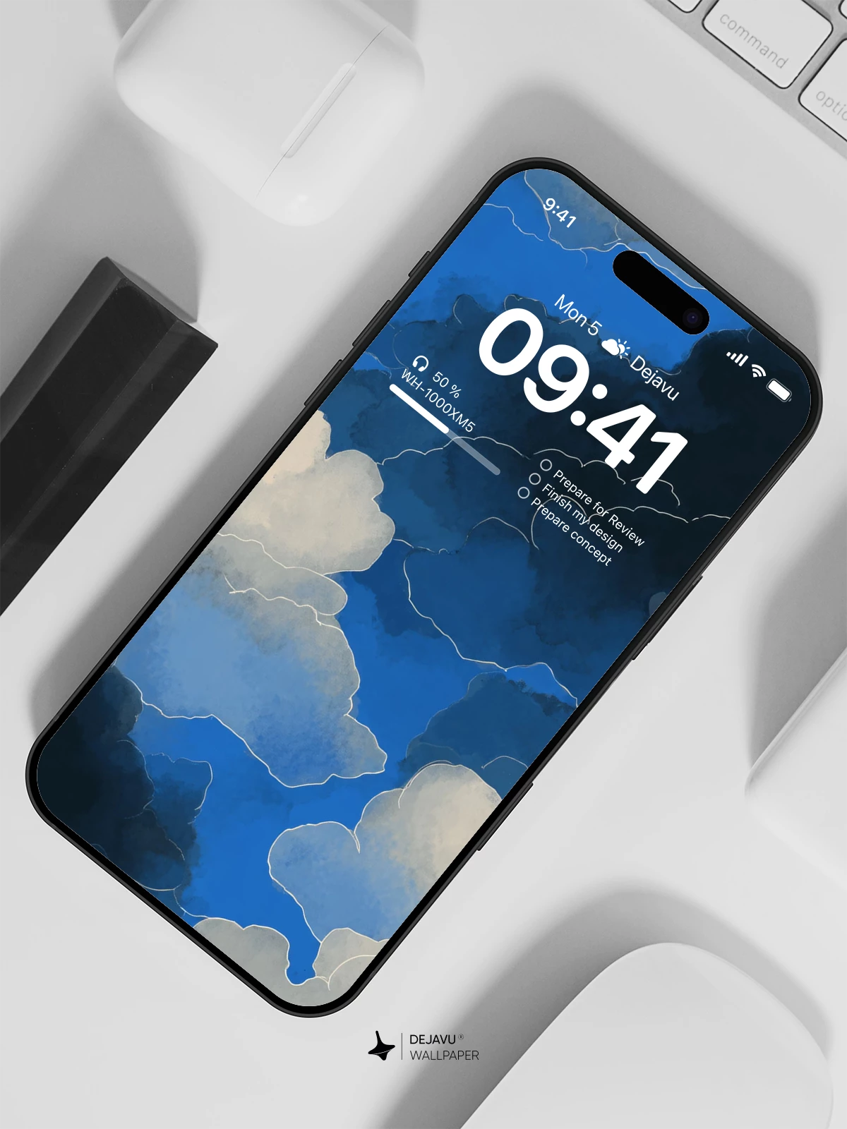 Abstract Cloud Wallpaper 4K for iPhone Lock Screen