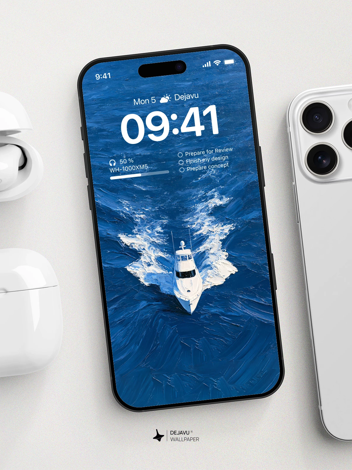 Yacht Ocean Wallpaper 4K for iPhone Lock Screen