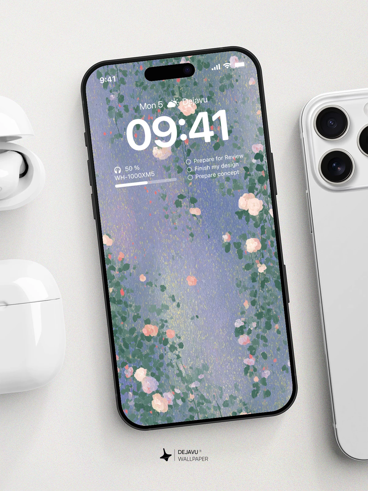 Floral Vine Wallpaper 4K for iPhone Lock Screen