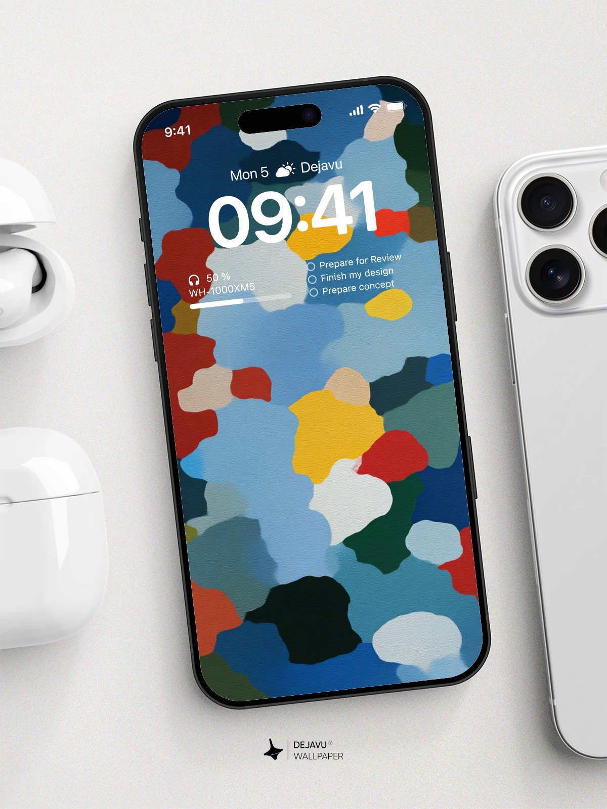 Abstract Colorful Wallpaper 4K for iPhone Lock Screen