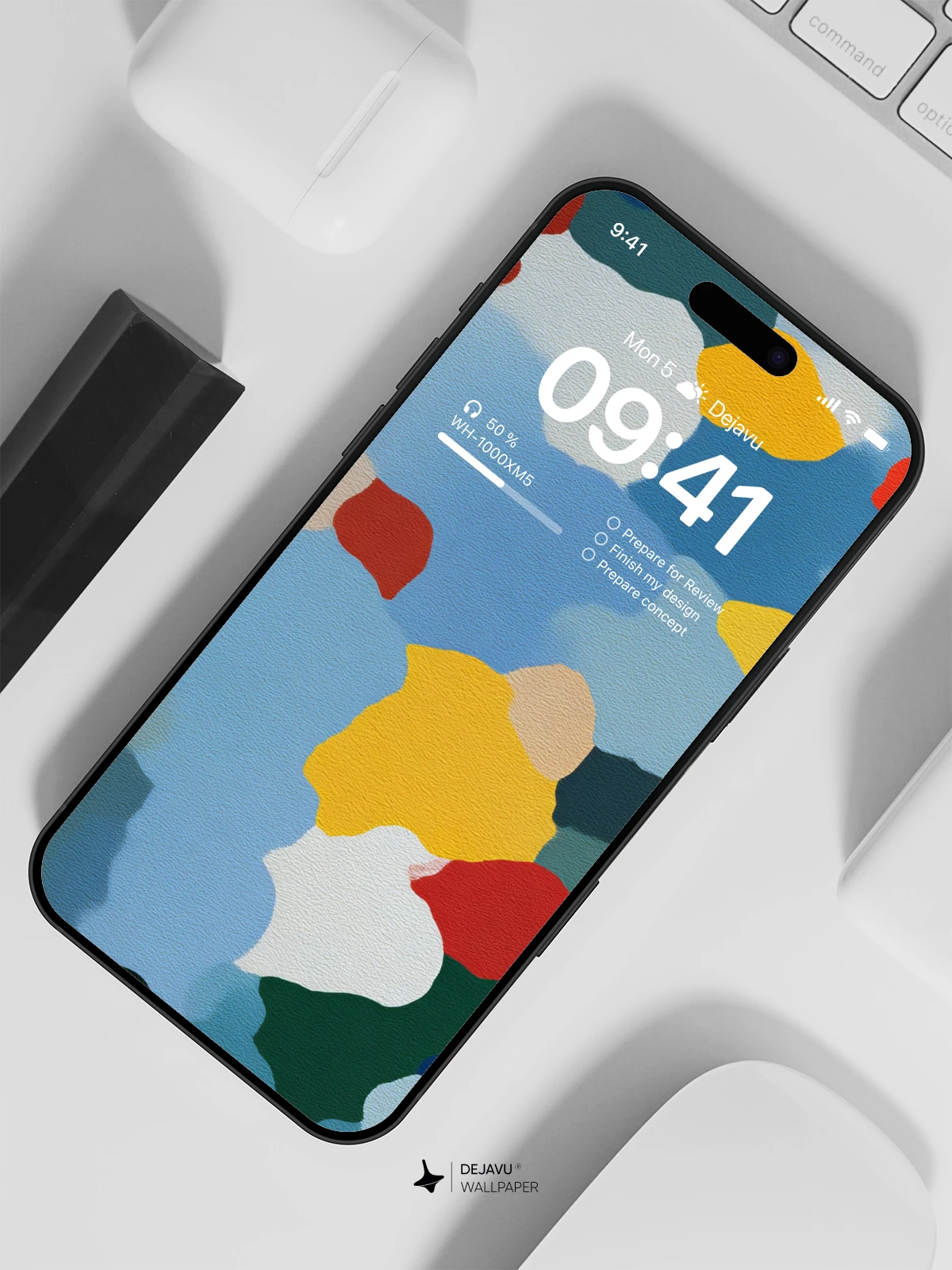 Abstract Colorful Wallpaper 4K for iPhone Lock Screen