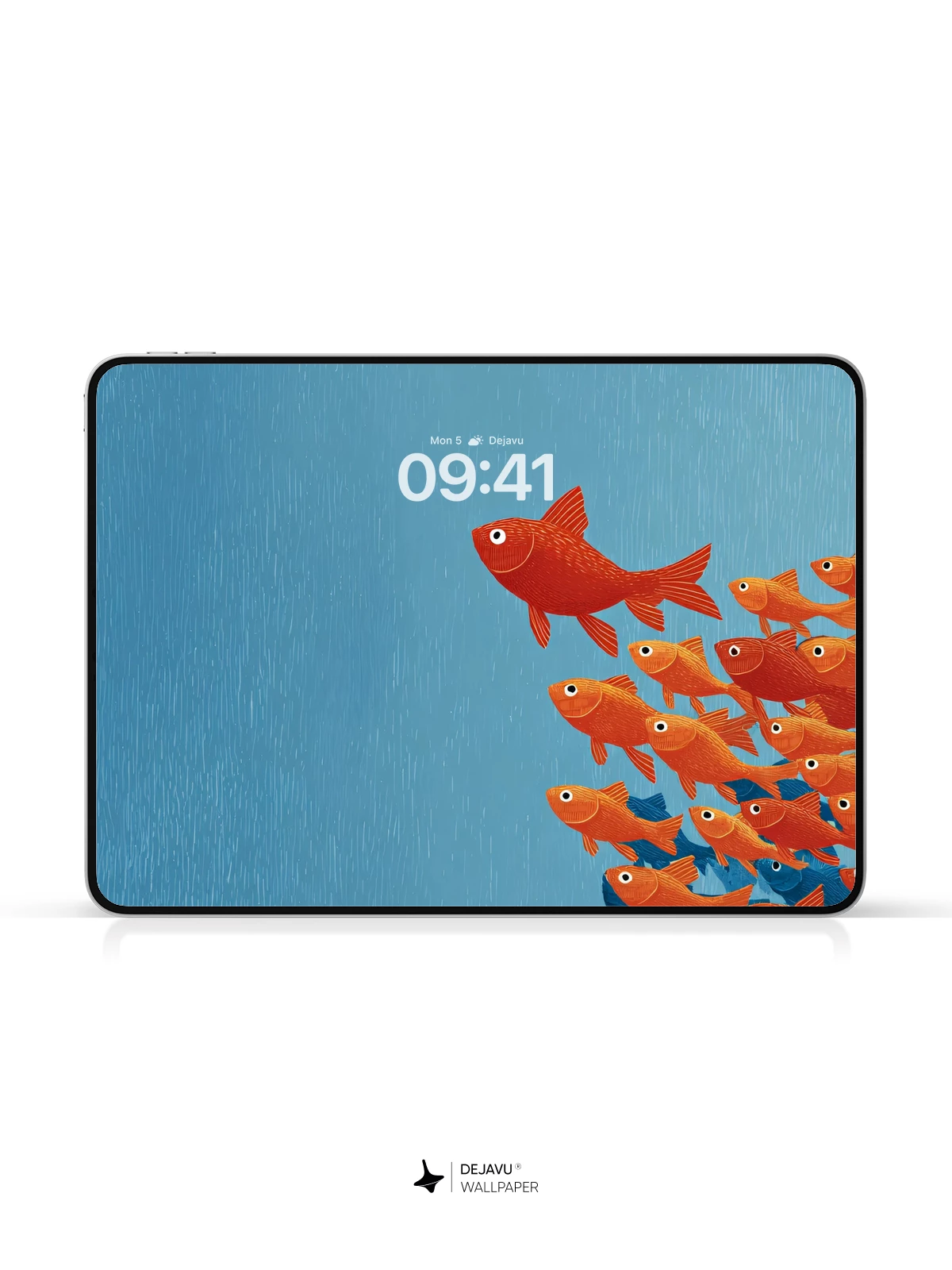 Colorful Fish School Wallpaper 4K for iPhone Lock Screen